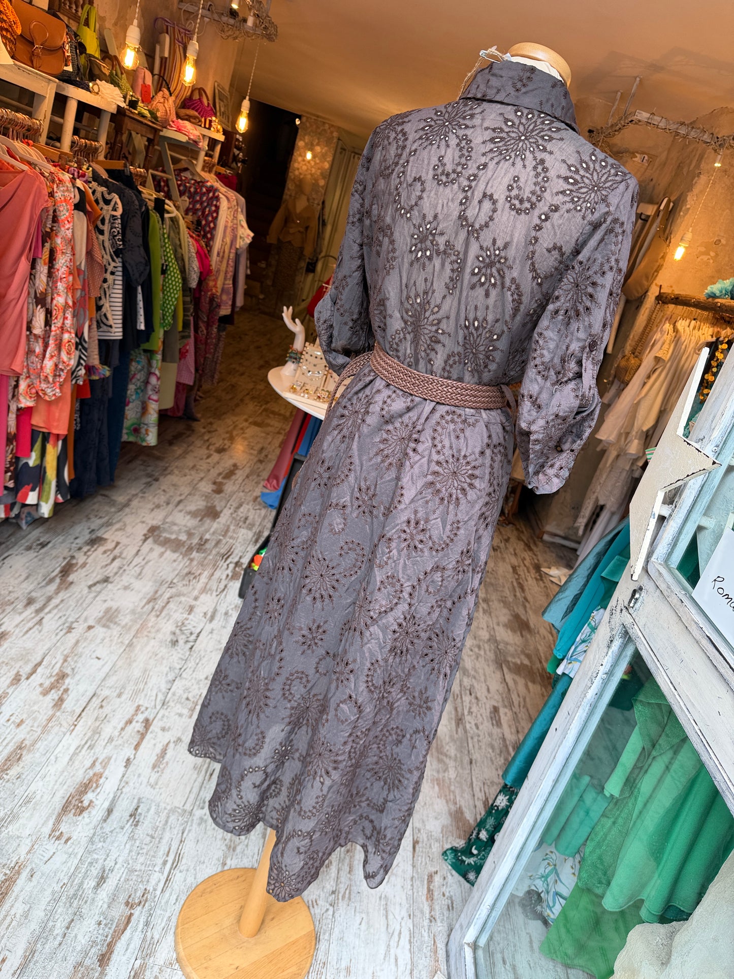 NEW COLLECTION - ABITO CHEMISIER SANGALLO MARRONE