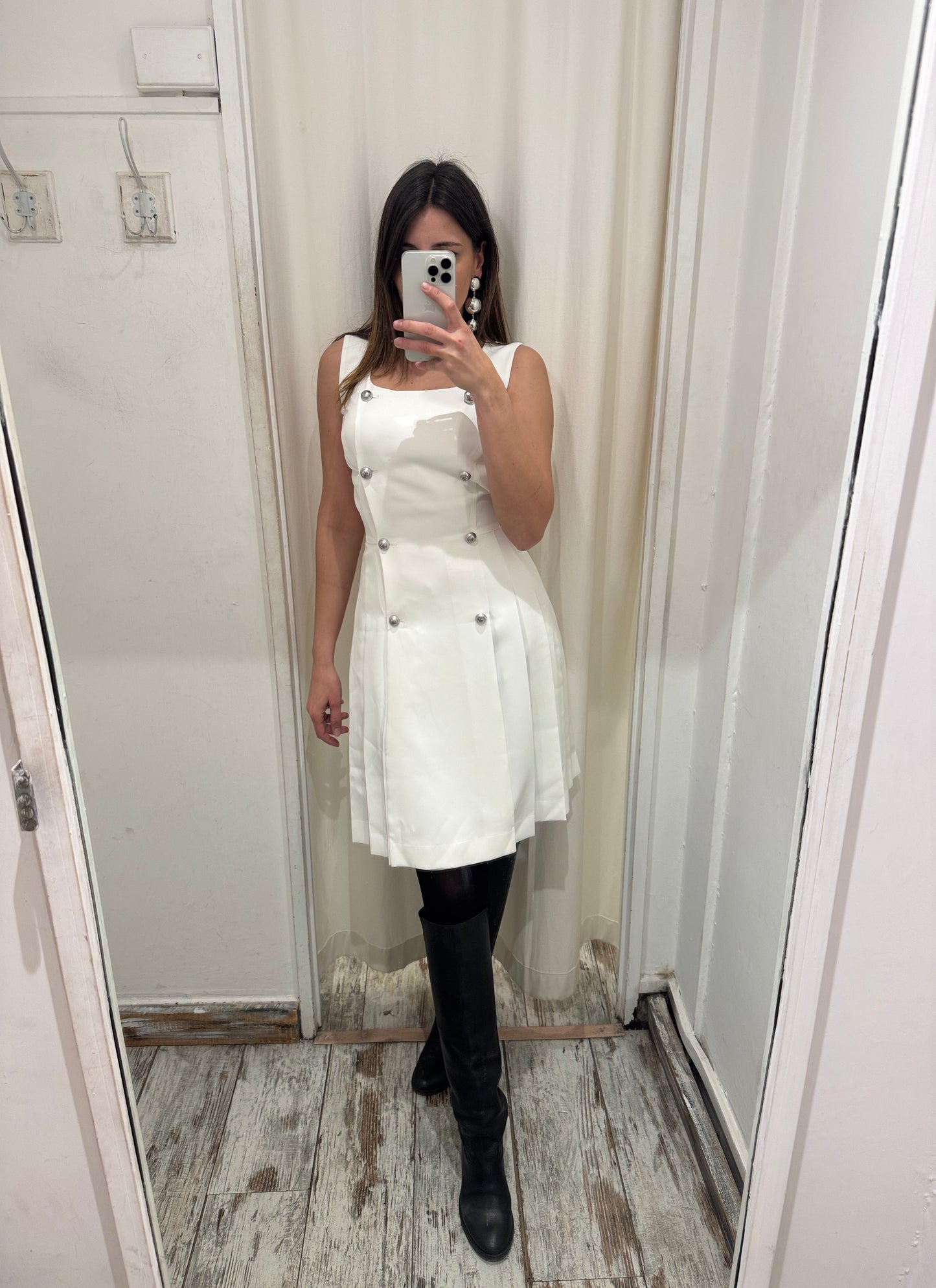 ABITO ERMANNO SCERVINO BIANCO DOPPIOPETTO