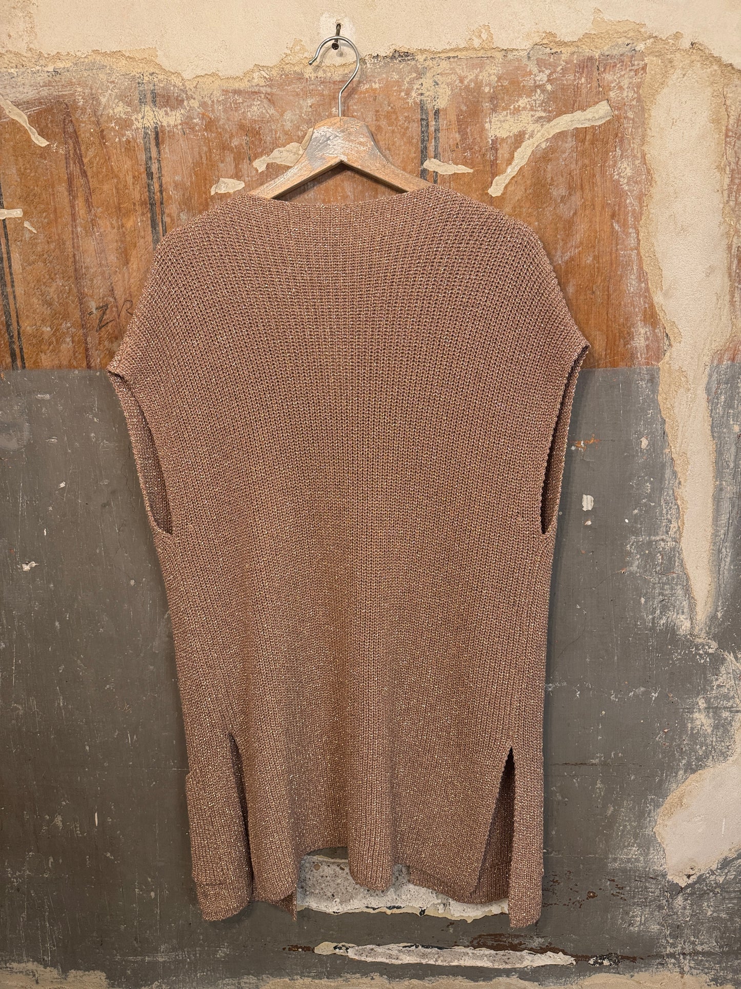 GILET ANONYME ORO ROSA
