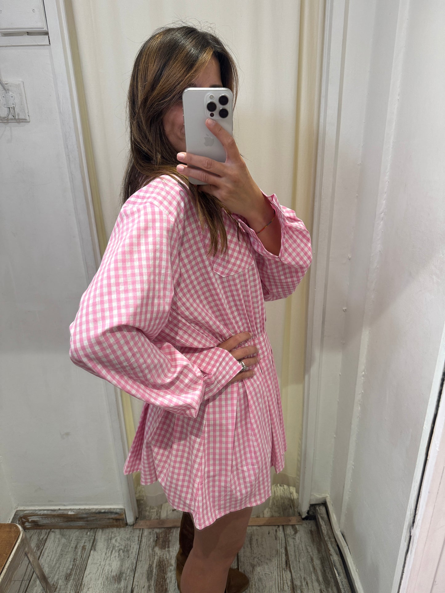 ABITO VICHY ROSA