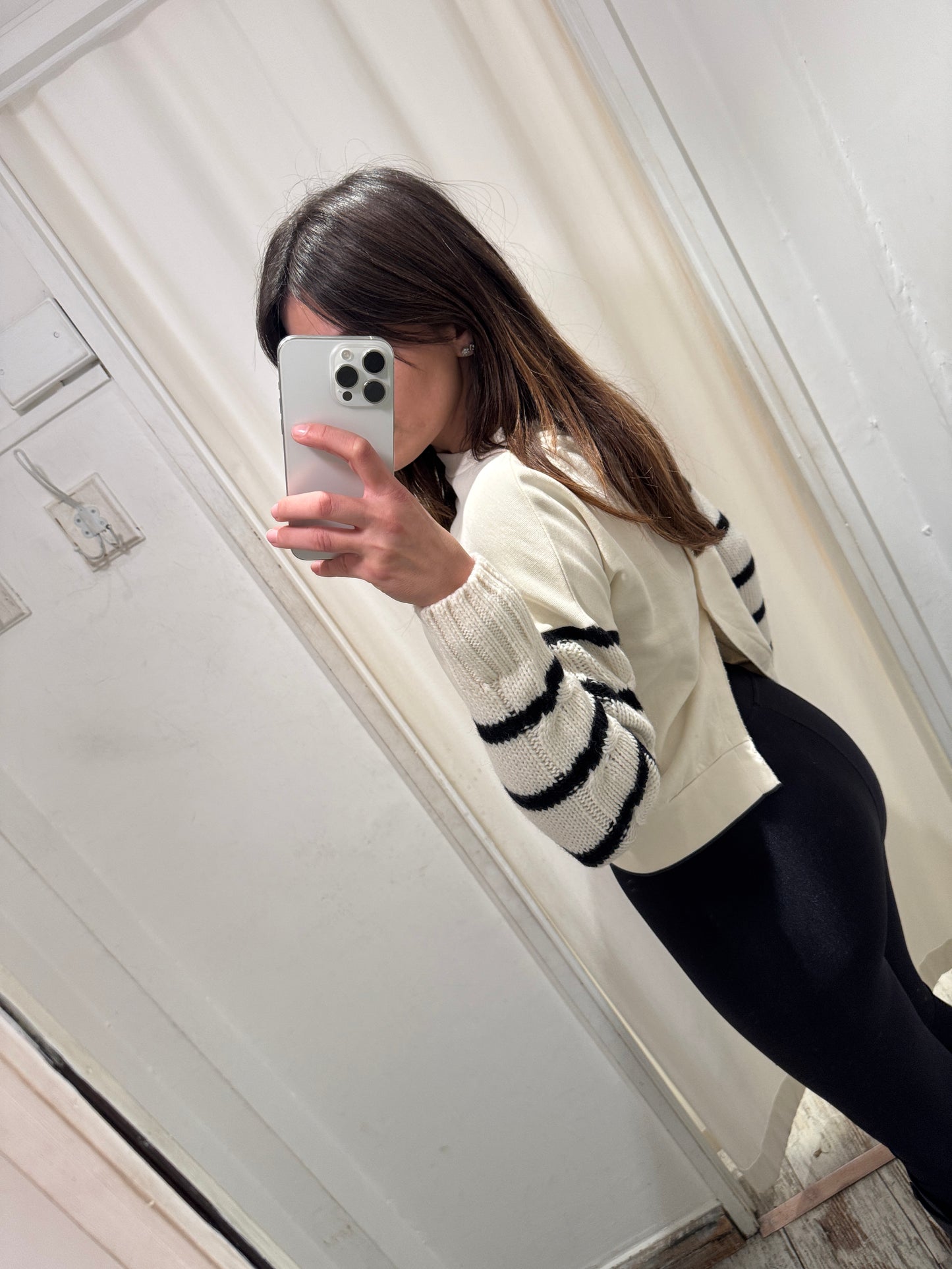 FELPA SEMICOUTURE PANNA MANICHE LANA