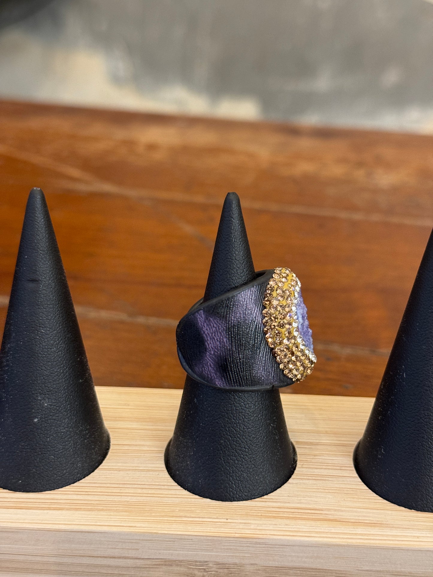 ANELLO RAME E PIETRA