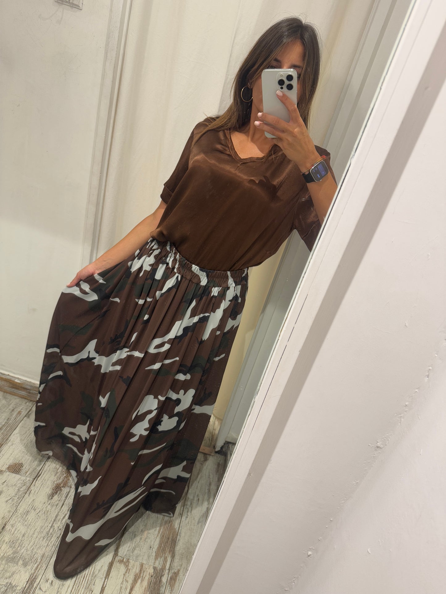 GONNA LUNGA CAMOUFLAGE