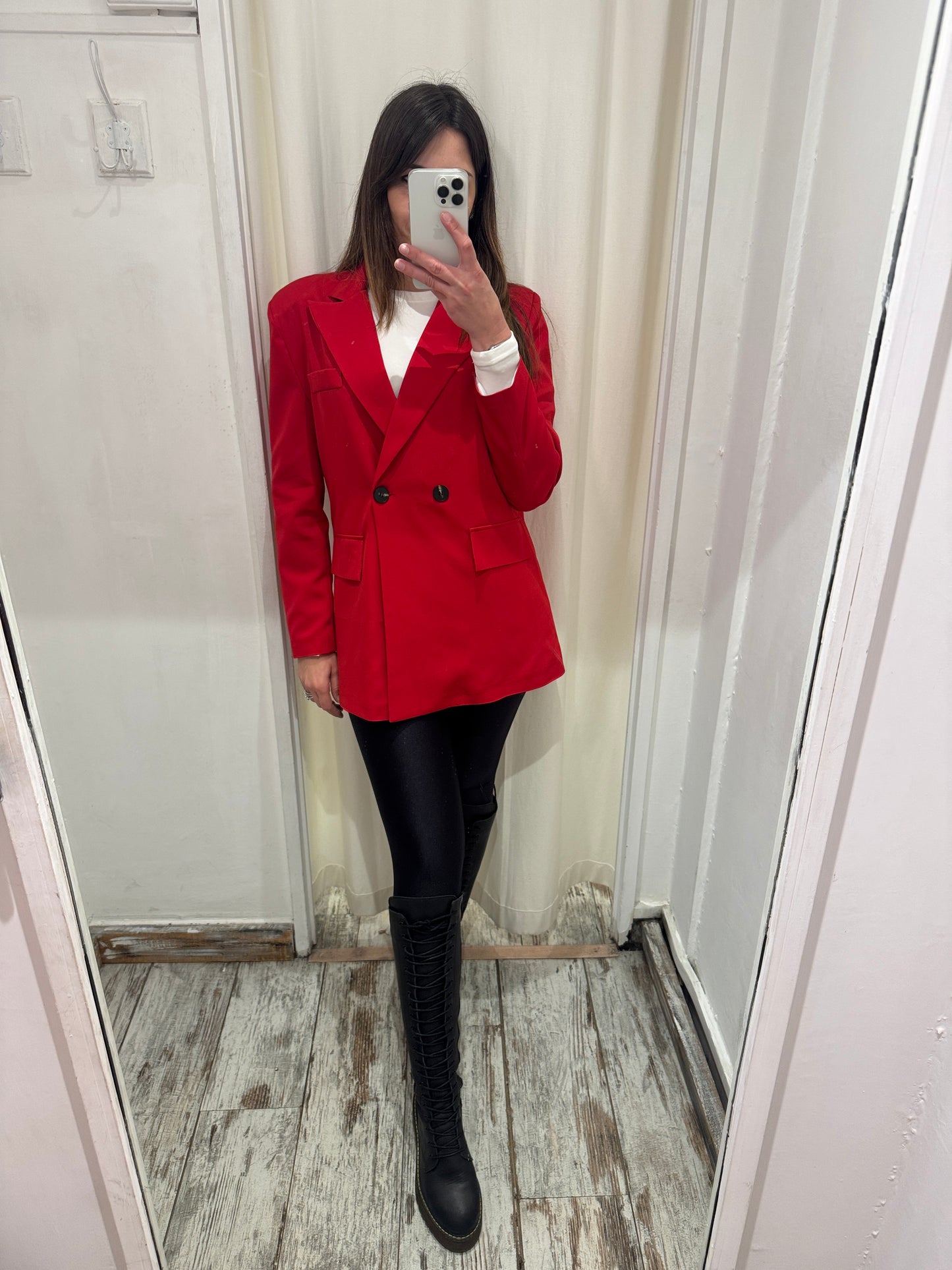 BLAZER OVER ROSSO