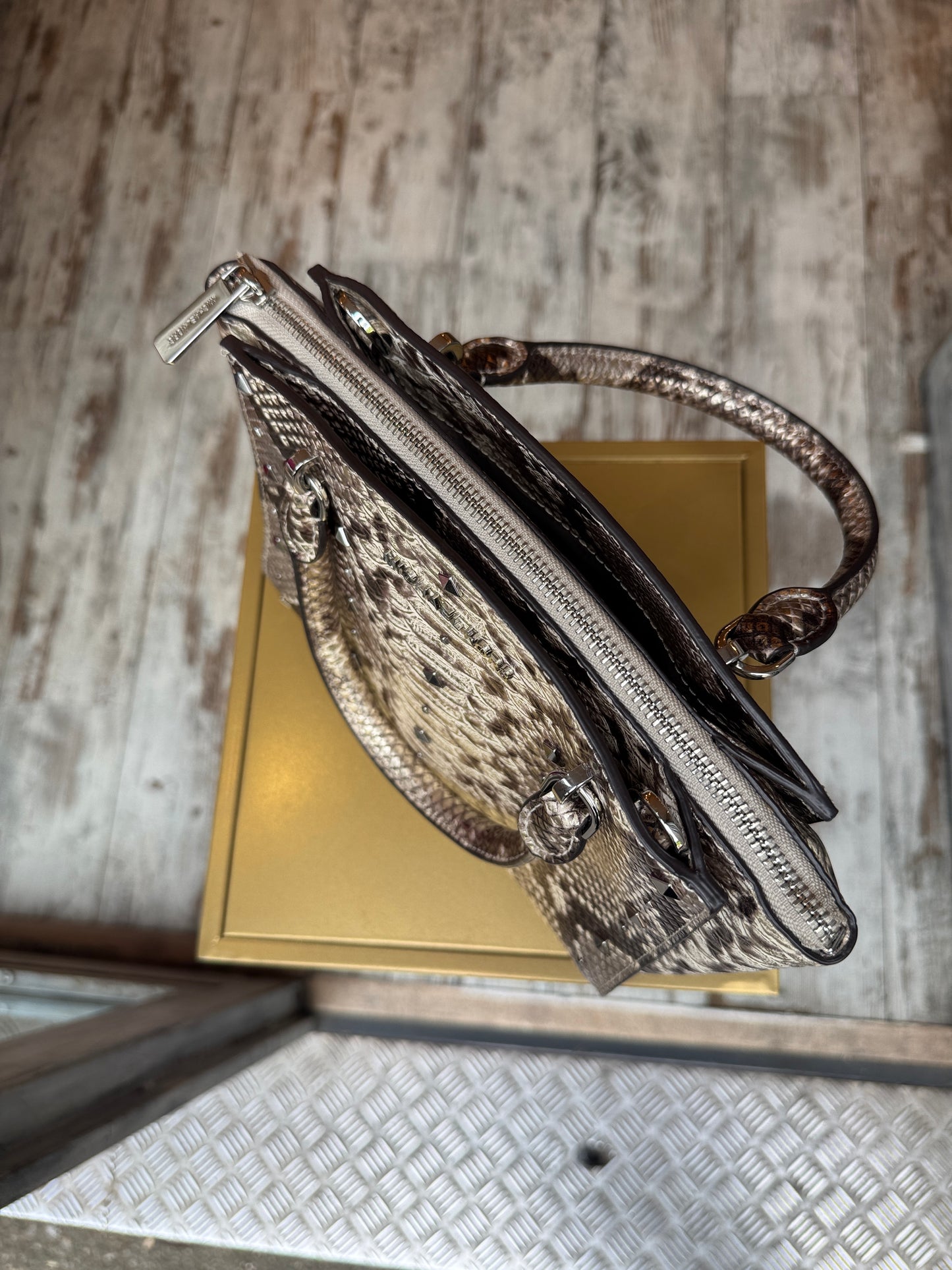 BORSA MICHAEL KORS STAMPA PITONE