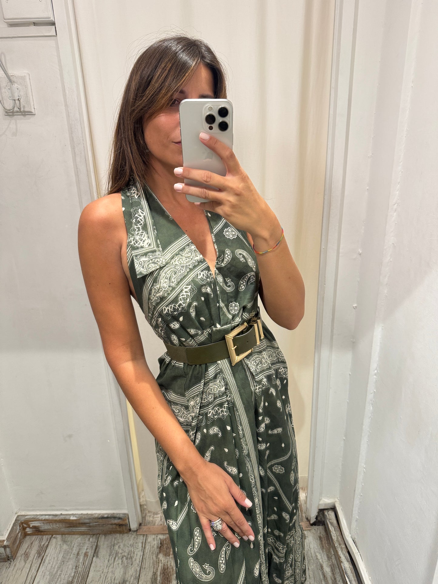 ABITO BANDANA VERDE MILITARE