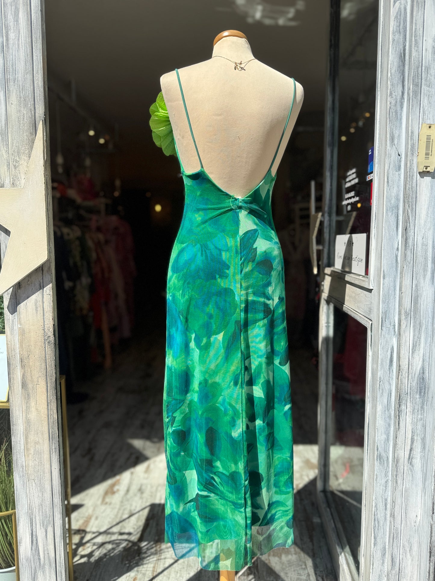 NEW COLLECTION - ABITO LONGUETTE FANTASIA VERDE