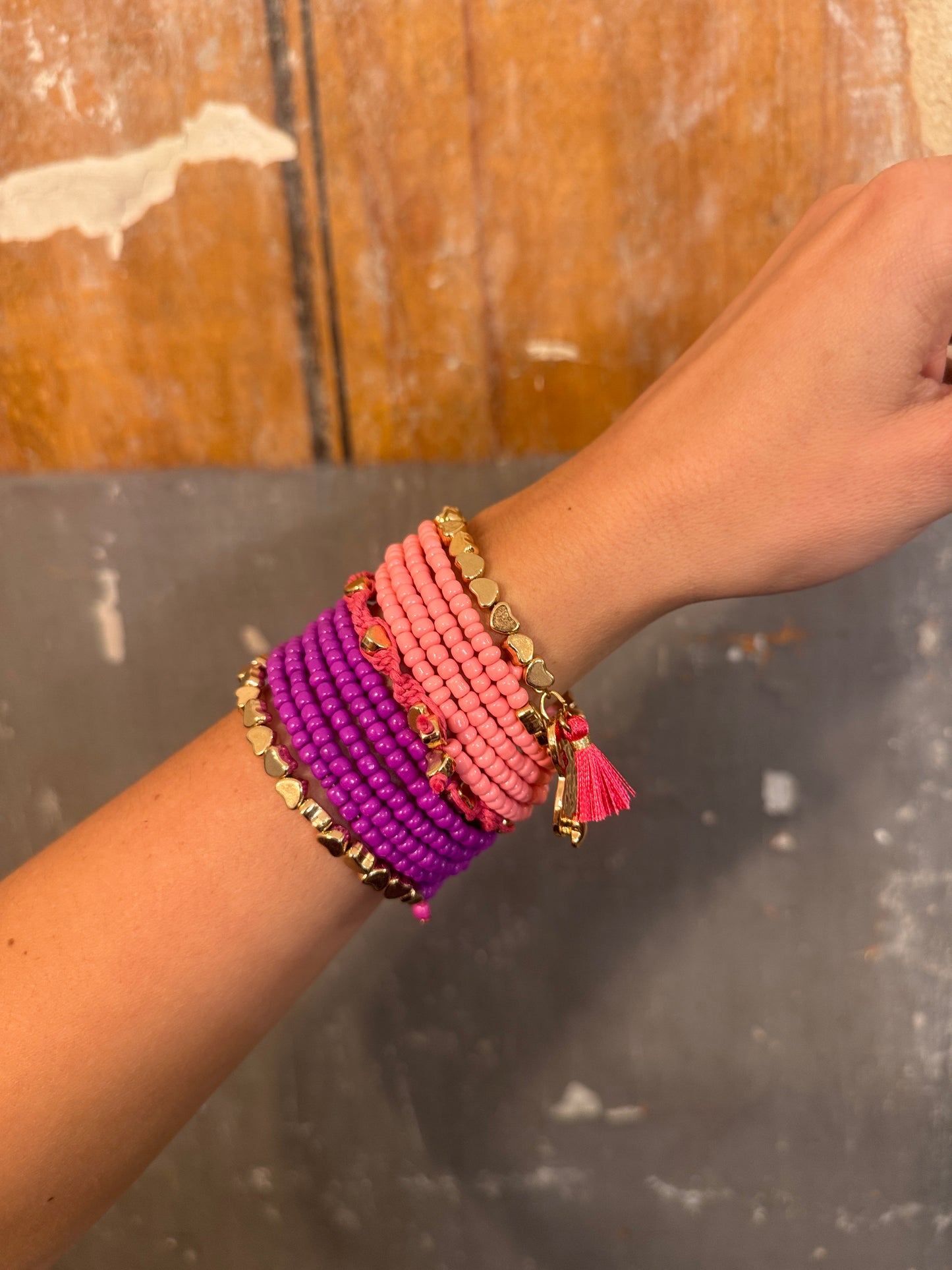 BRACCIALE SPIRALE CON PERLINE
