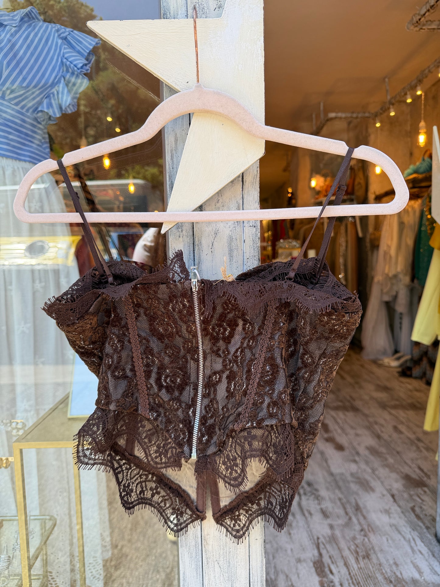 NEW COLLECTION - BUSTINO PIZZO MARRONE