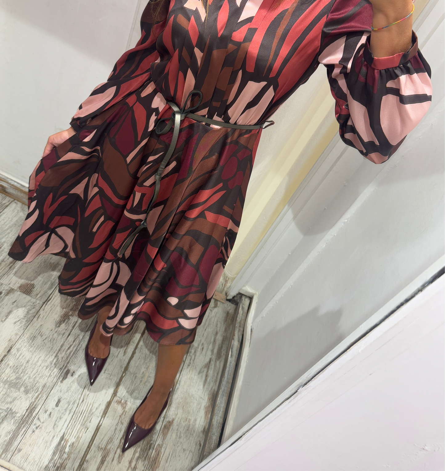 DECOLLETÈ SLINGBACK VERNICE BORDEAUX