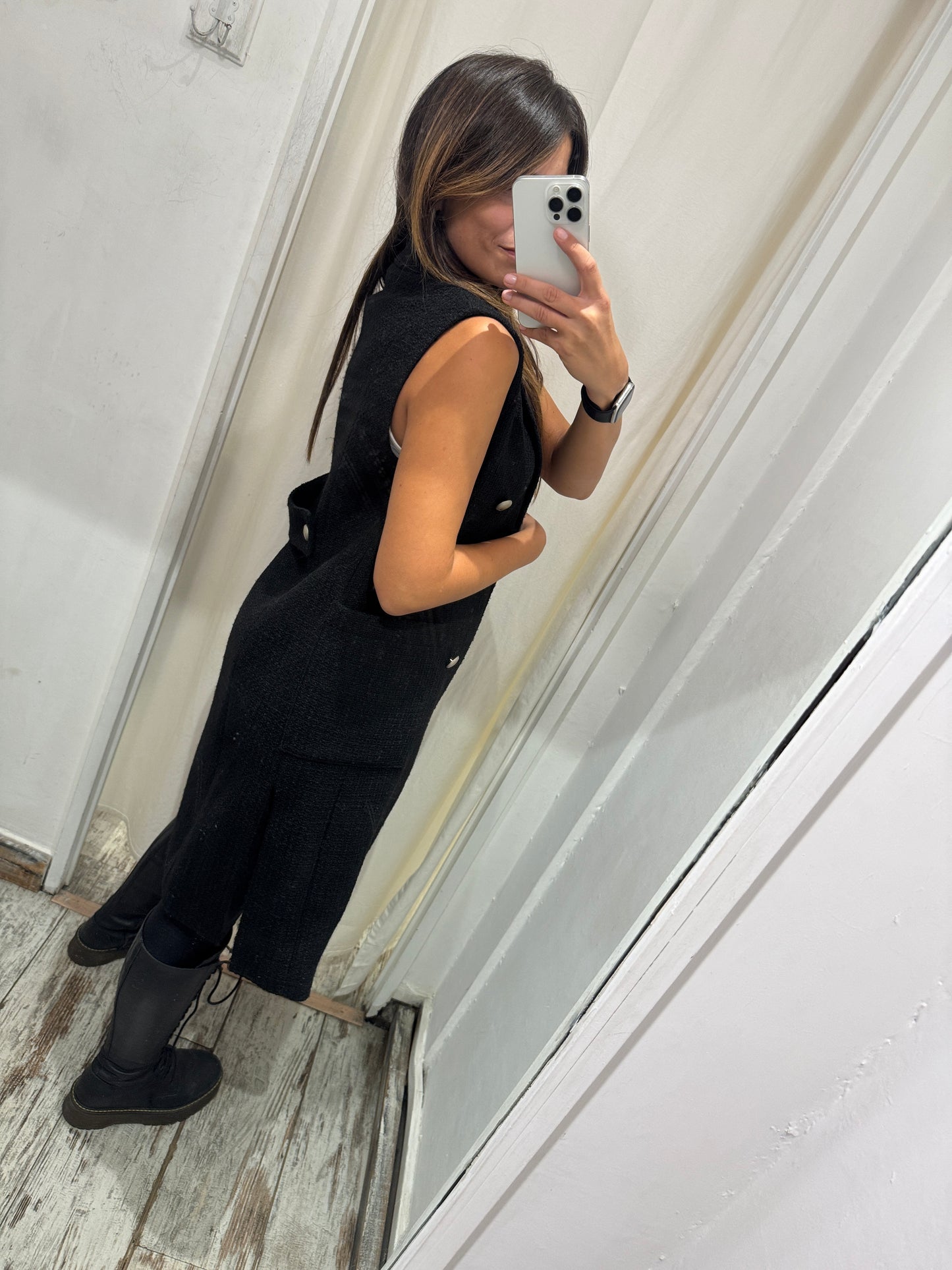 CAPPOTTO DOPPIO MAX&CO NERO