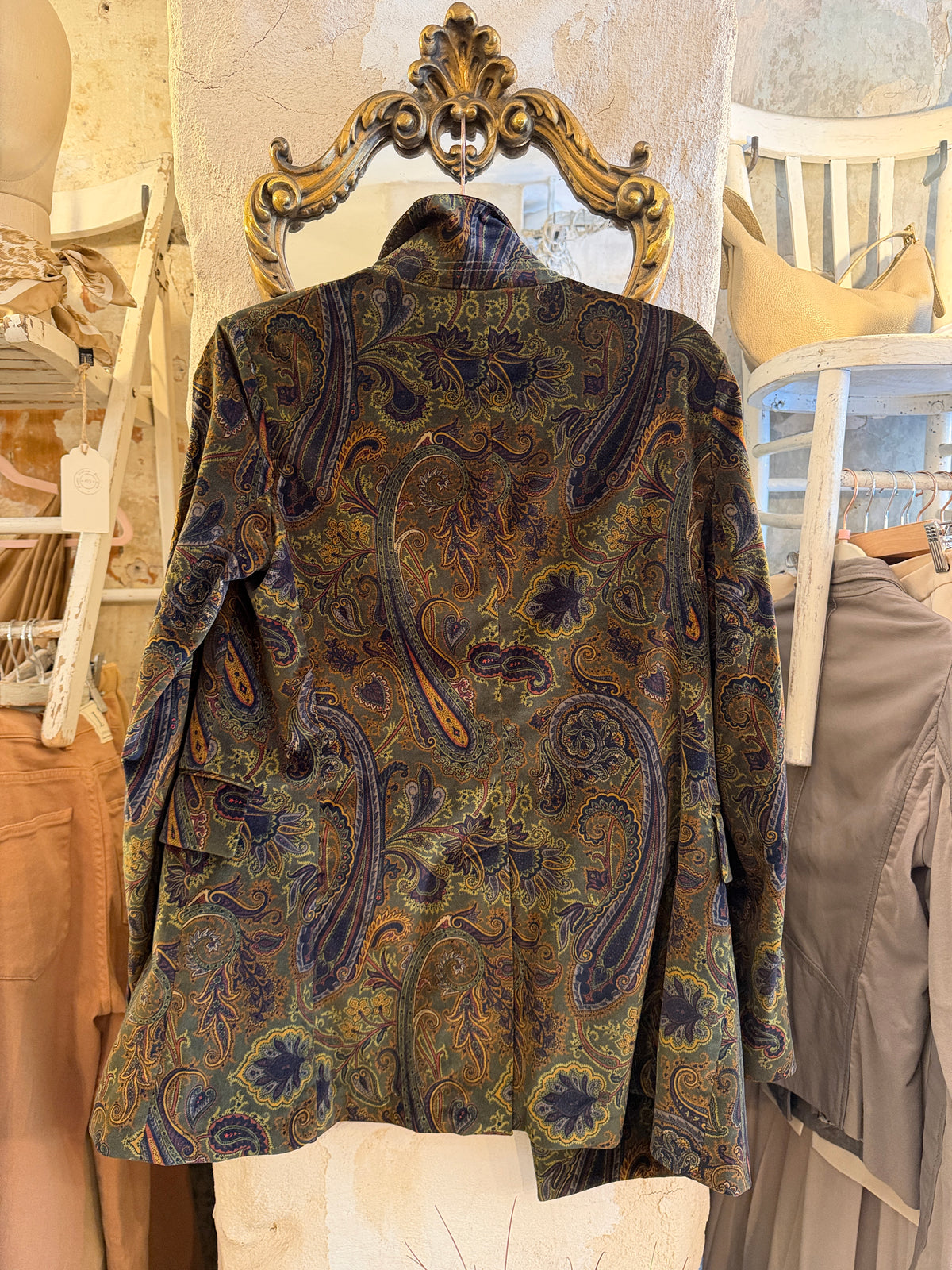 BLAZER CIRCOLO DAMASCATO VERDE MILITARE