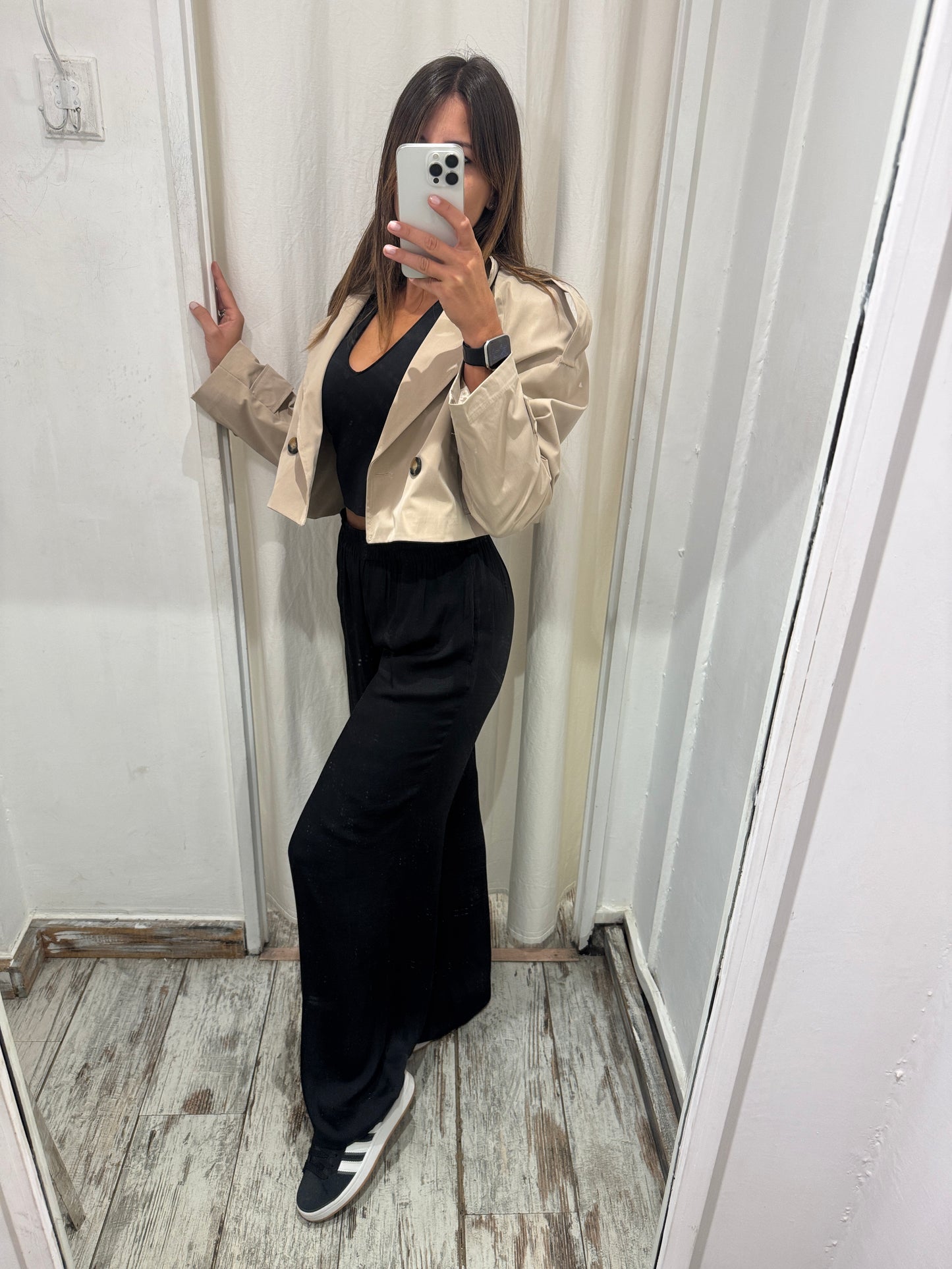 TRENCH CROP SABBIA