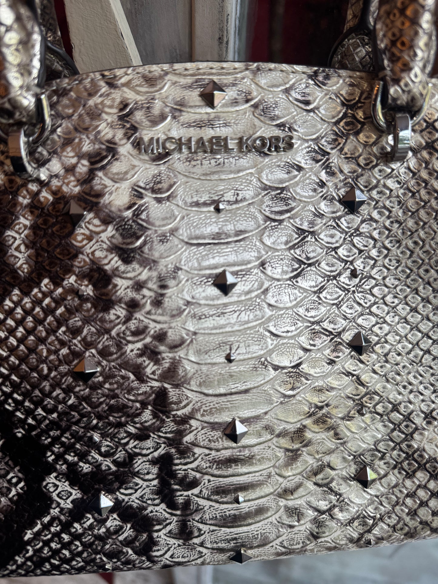 BORSA MICHAEL KORS STAMPA PITONE