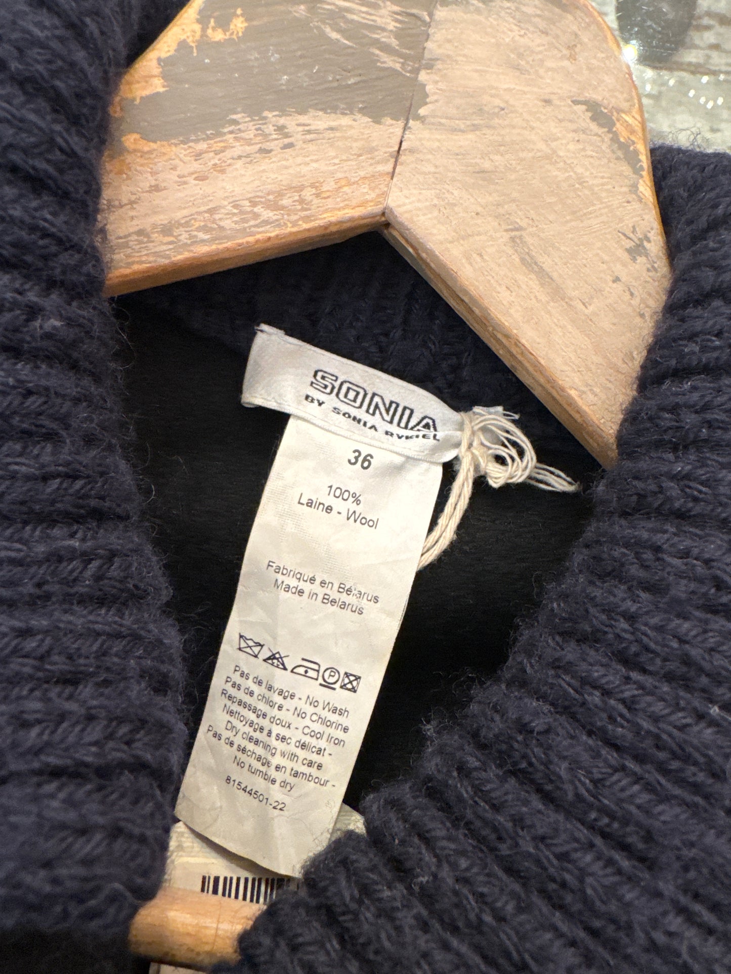 CAPPOTTINO SONIA RYKIEL NERO E BLU