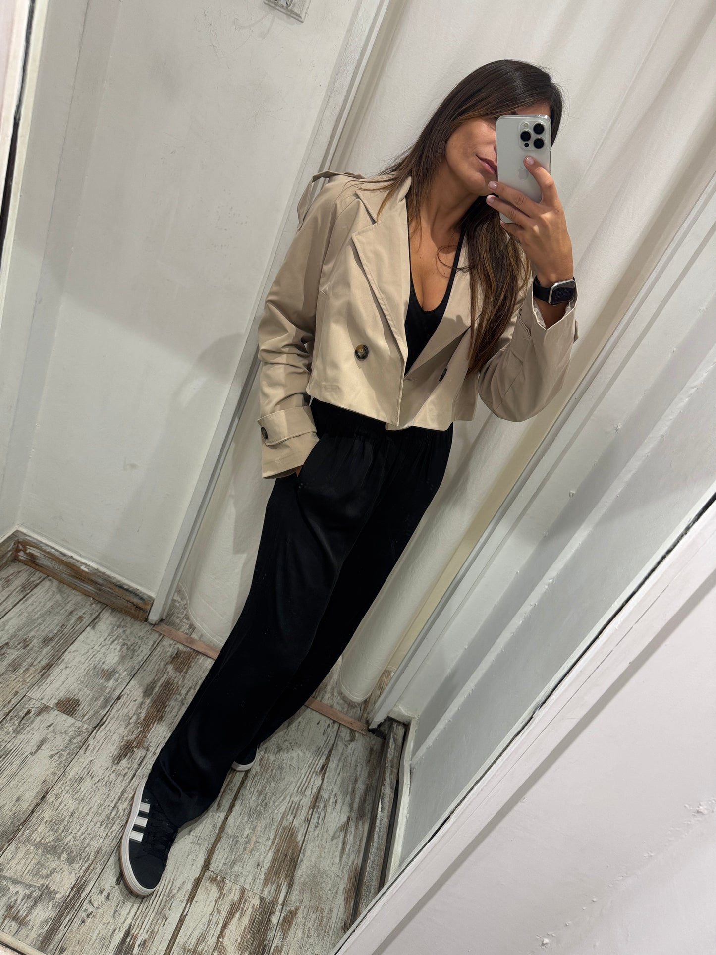 TRENCH CROP SABBIA