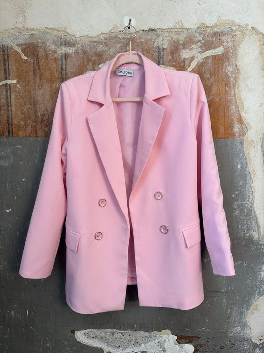 BLAZER LE ROBE ROSA OVER