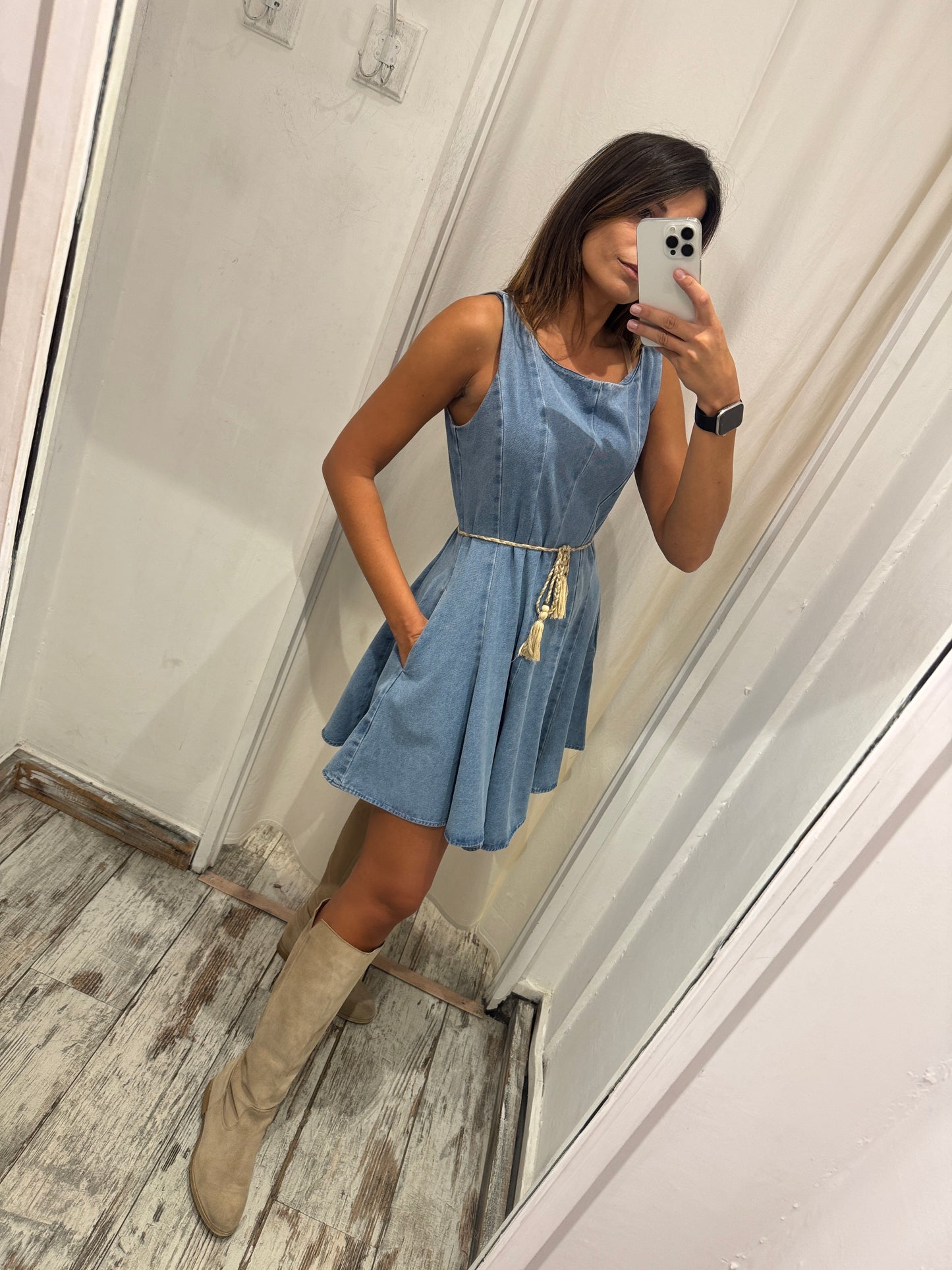 ABITO DENIM SVASATO