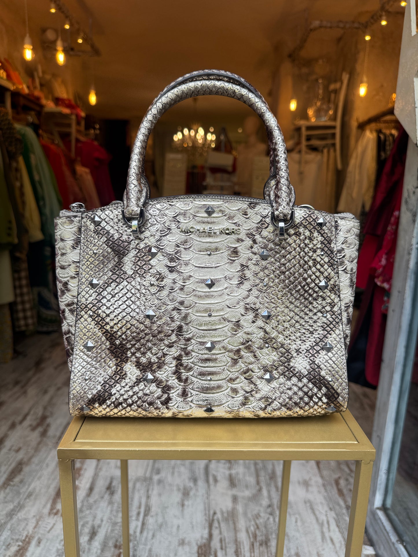 BORSA MICHAEL KORS STAMPA PITONE