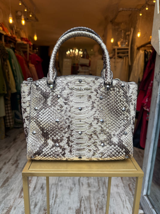 BORSA MICHAEL KORS STAMPA PITONE