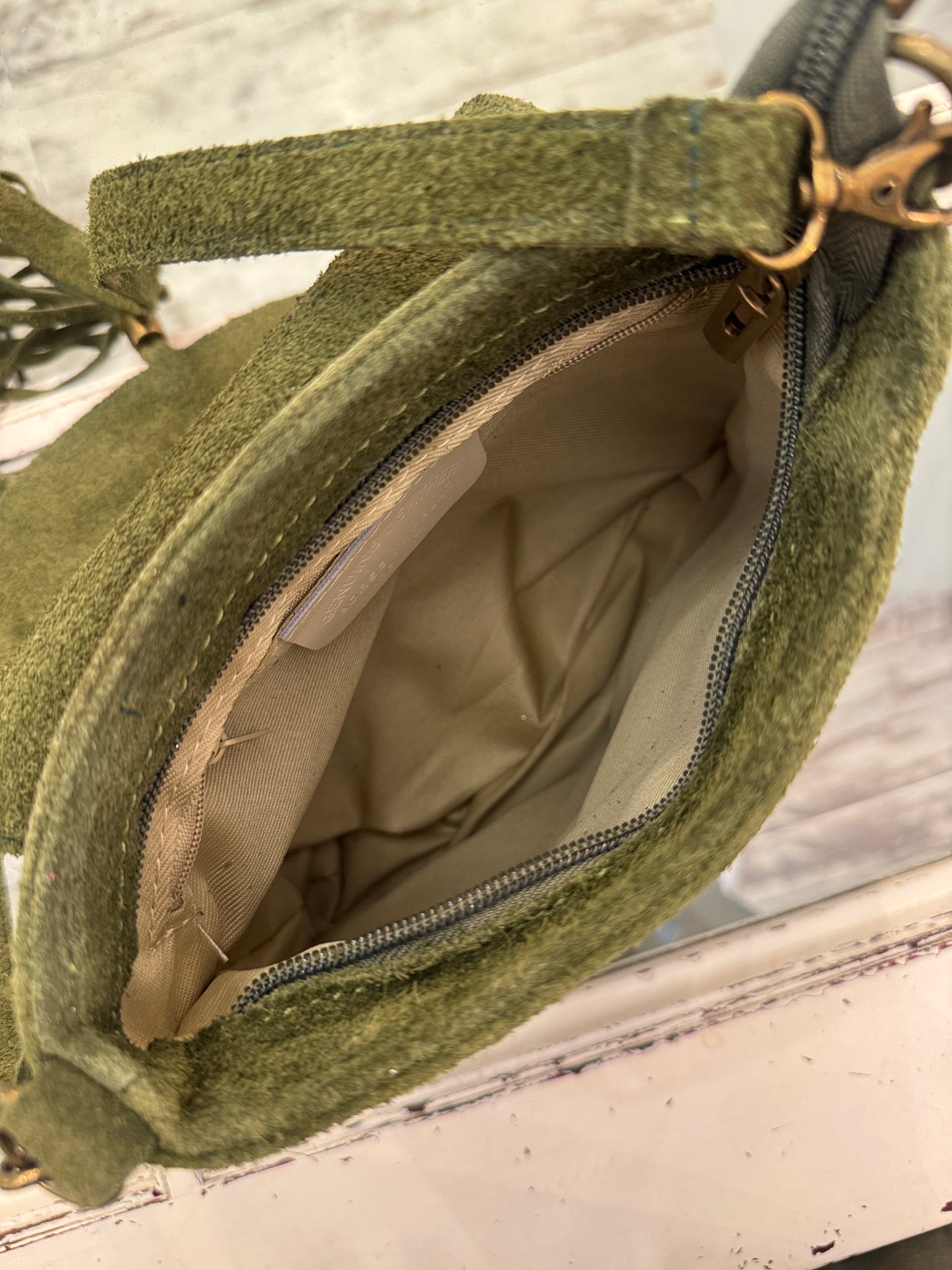 TRACOLLINA SUEDE VERDE MILITARE