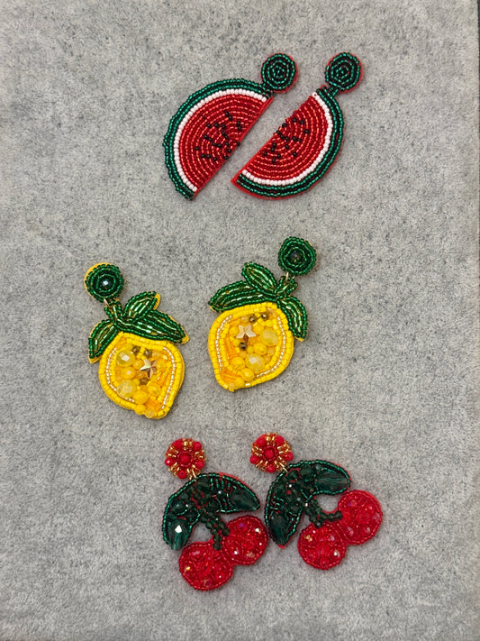 ORECCHINI FRUTTA