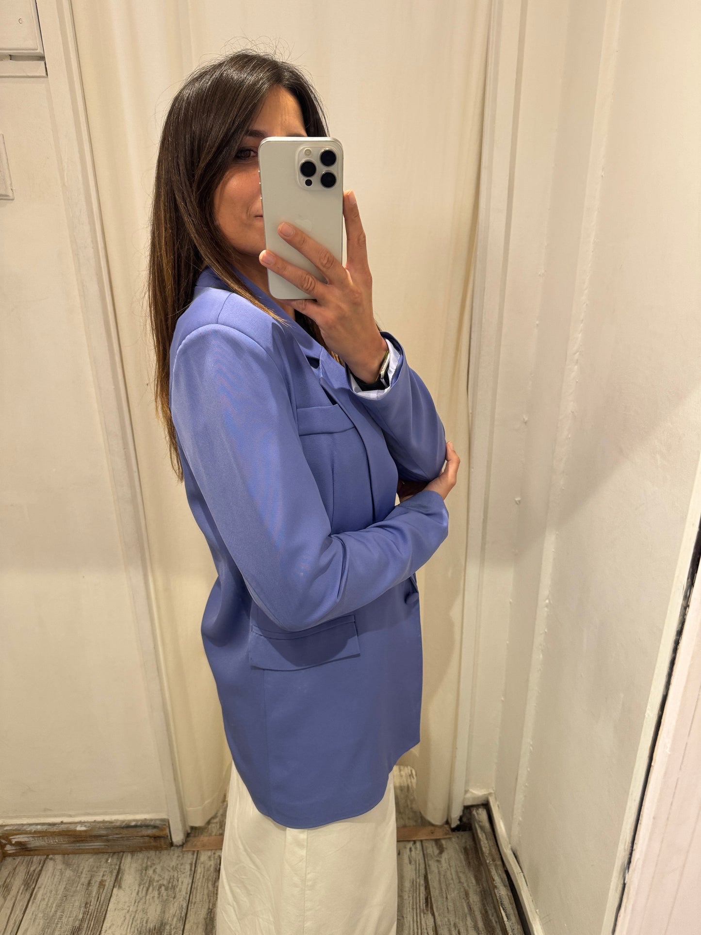BLAZER OVER LE ROBE GLICINE