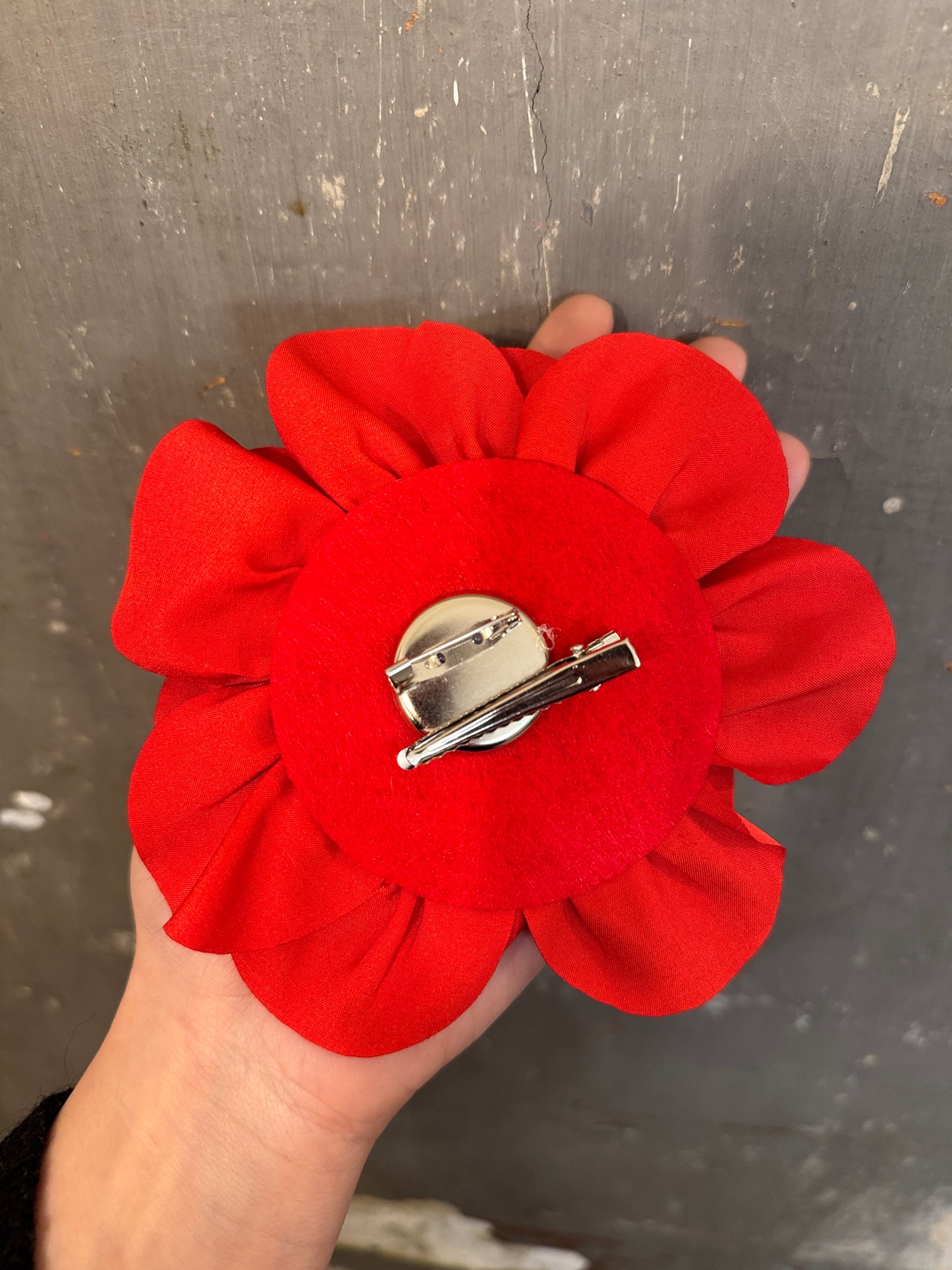 SPILLA FIORE ROSSO