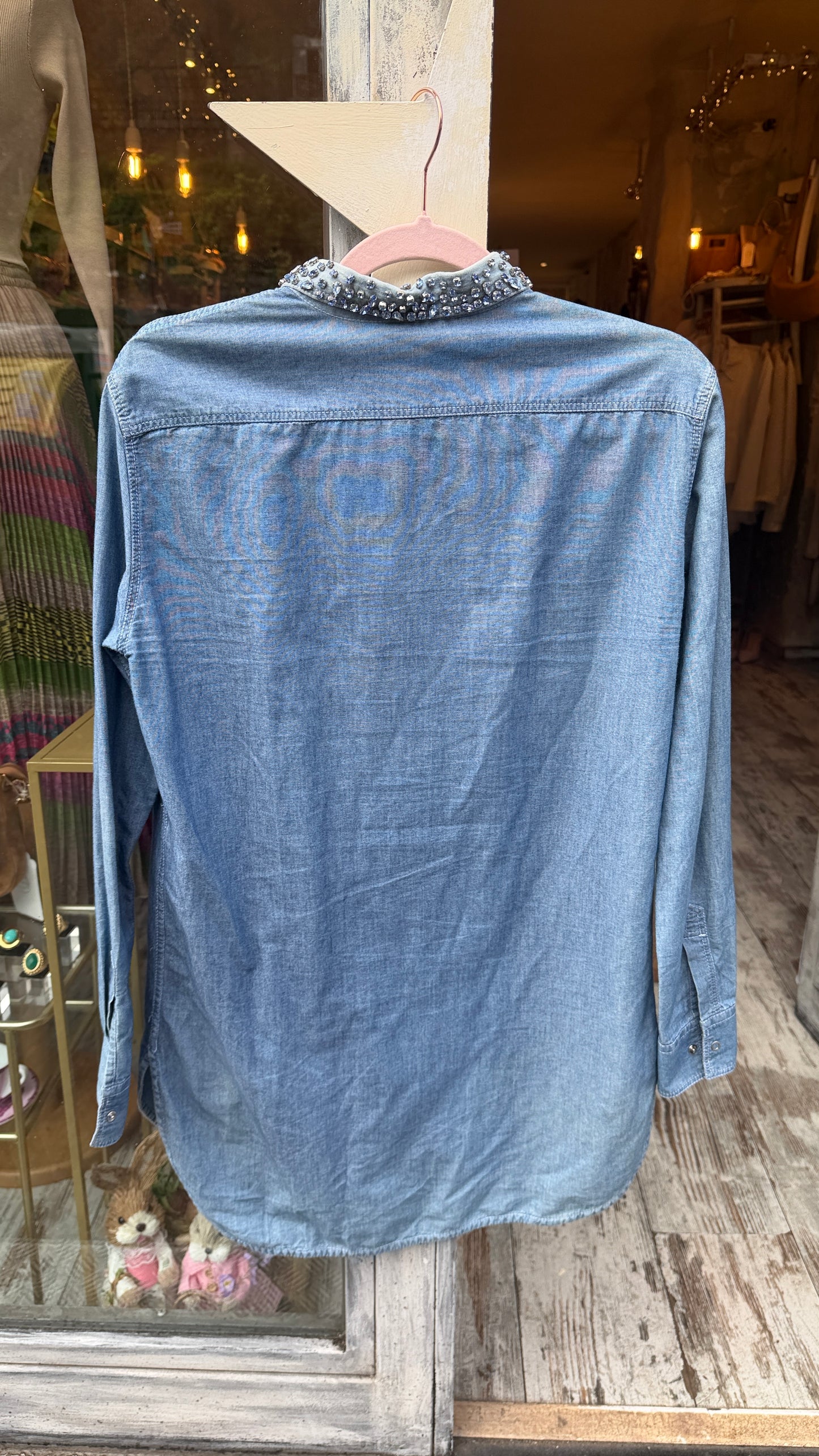 NEW COLLECTION - CAMICIA ERMANNO SCERVINO DENIM LUNGA