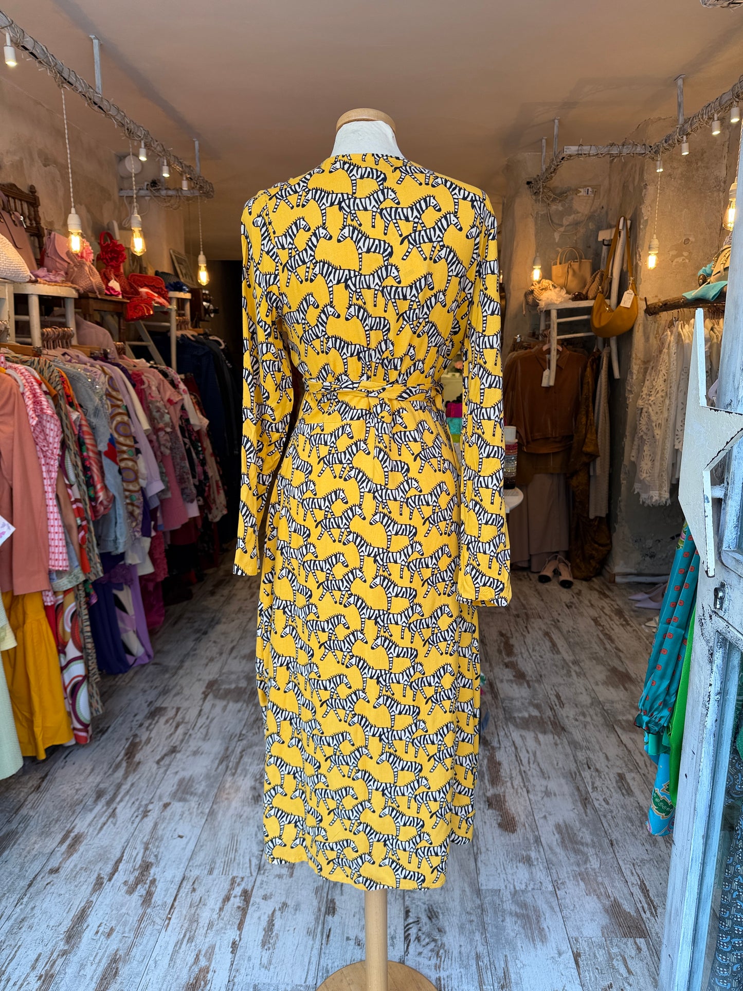 NEW COLLECTION - ABITO COMPANIA GIALLO FANTASIA ZEBBRE