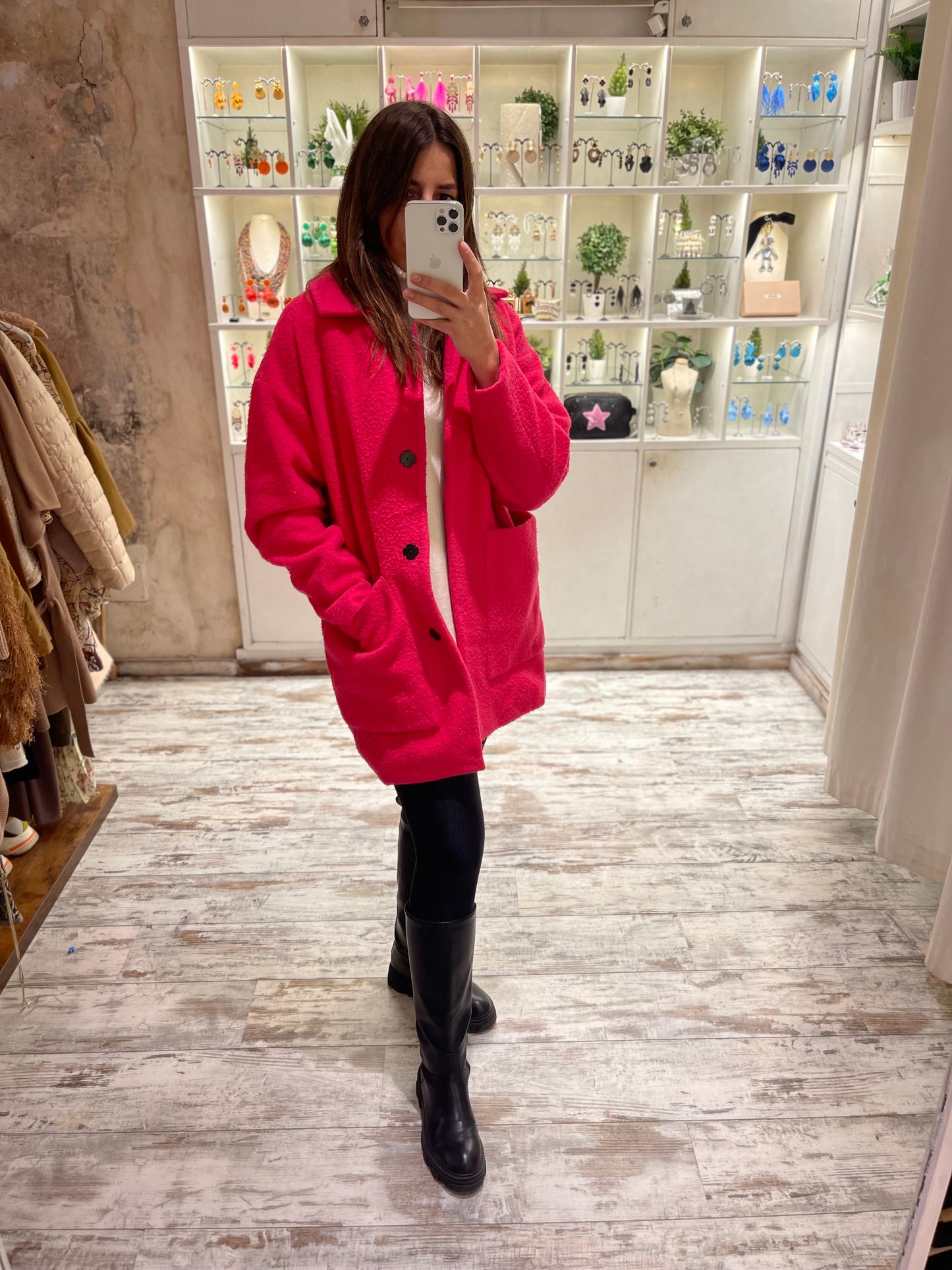 CAPPOTTO JUCCA FUCSIA