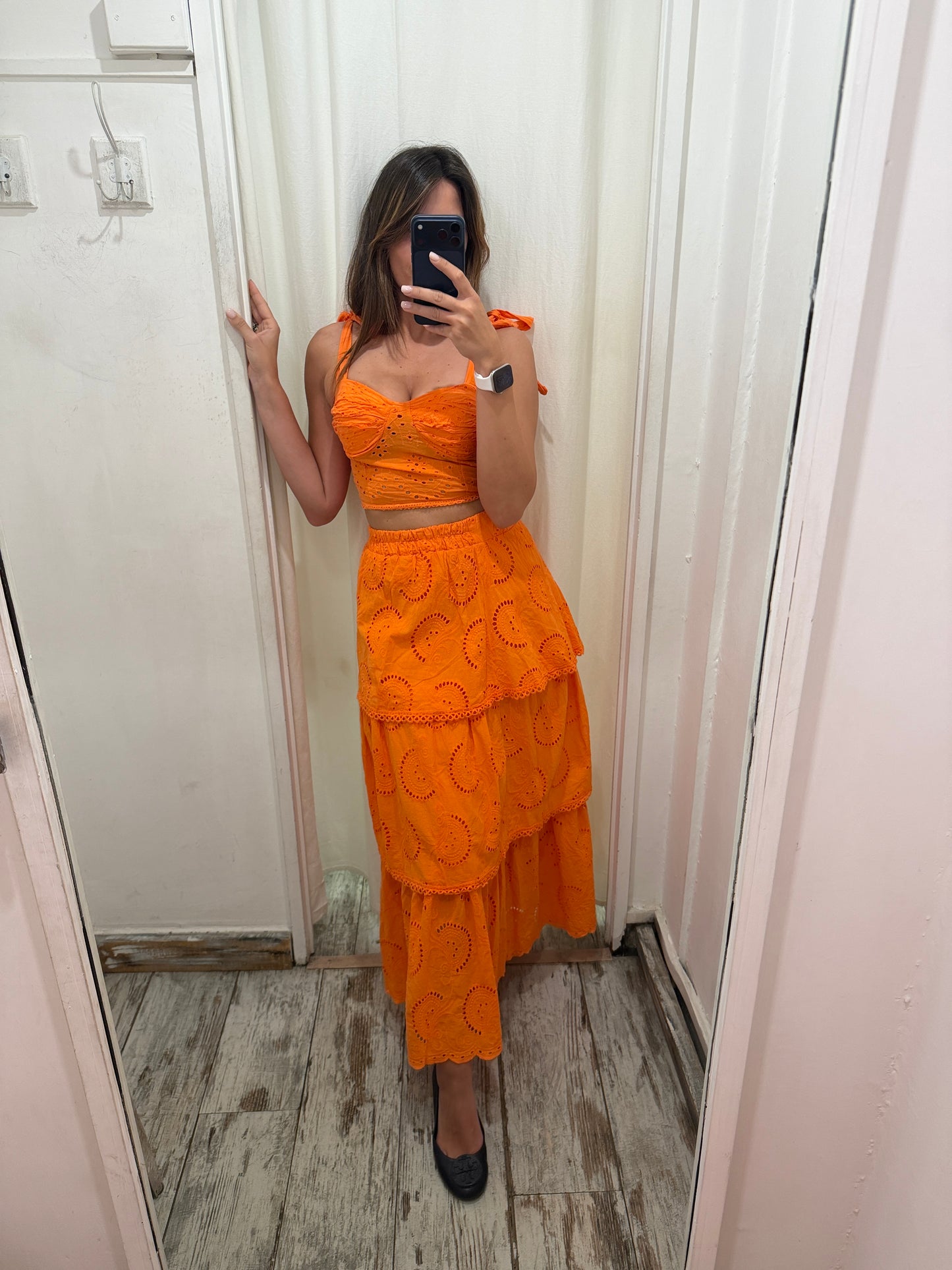 NEW COLLECTION - COORDINATO SANGALLO ARANCIO