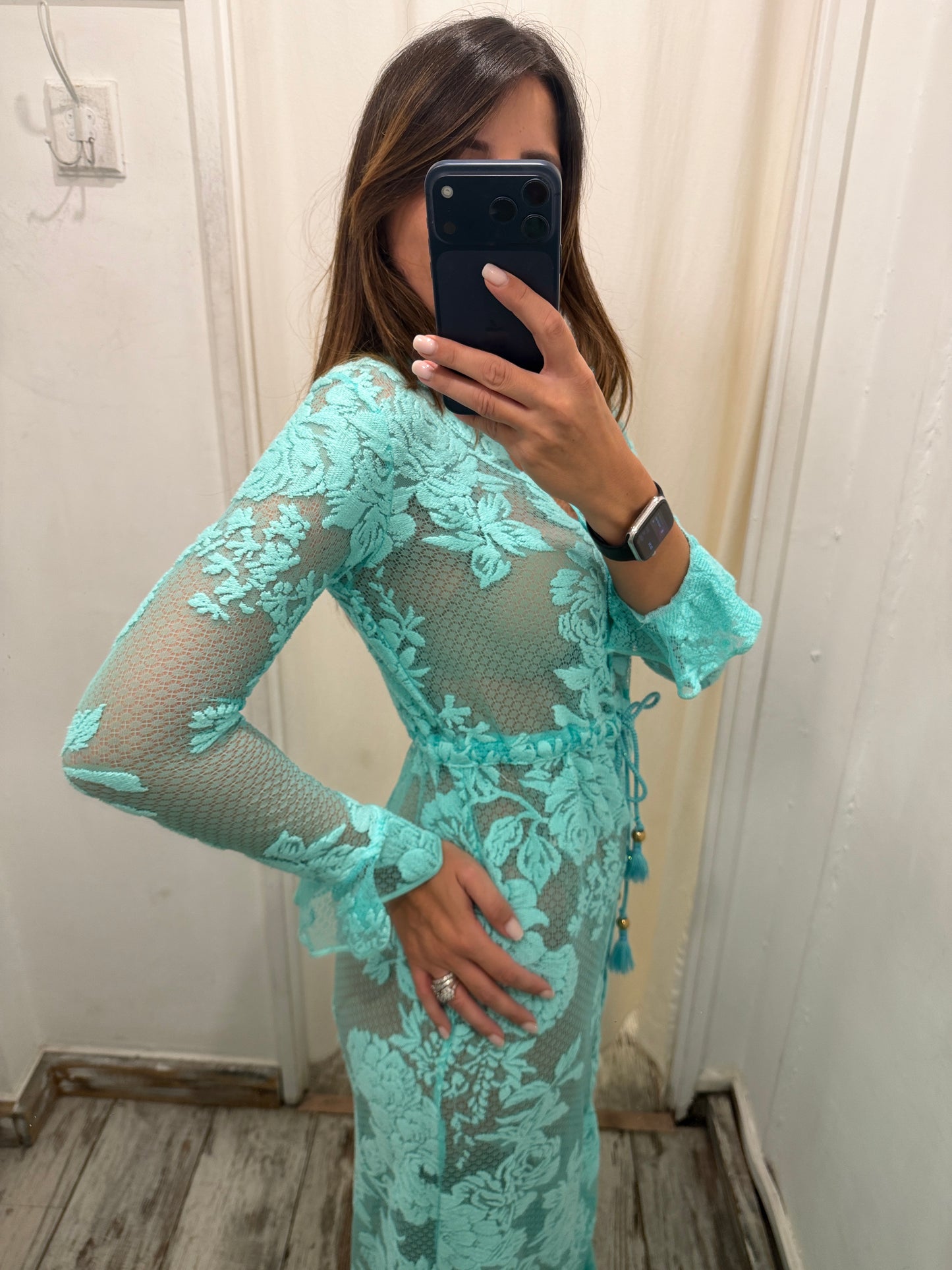 CHEMISIER RAFFAELLA D’ANGELO IN PIZZO TIFFANY