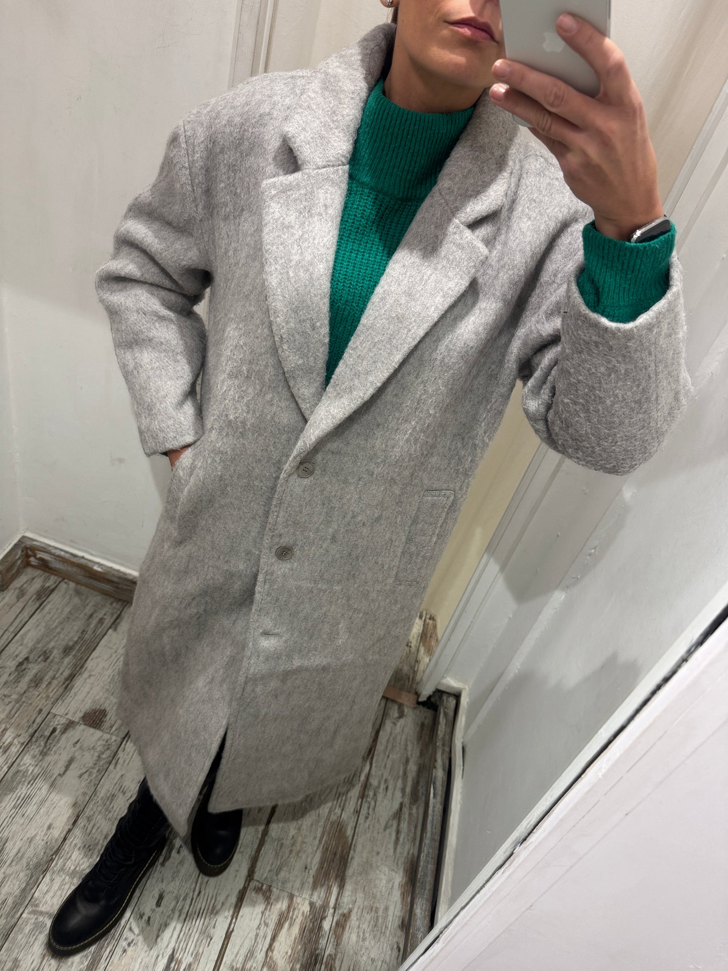 CAPPOTTO AMERICAN VINTAGE GRIGIO PERLA
