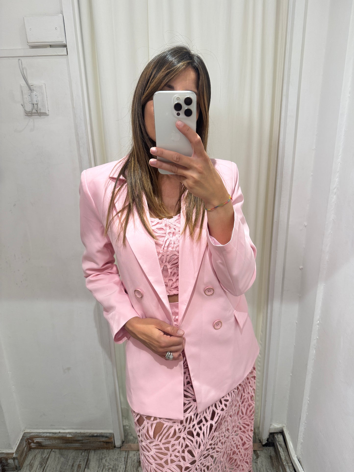 BLAZER LE ROBE ROSA OVER