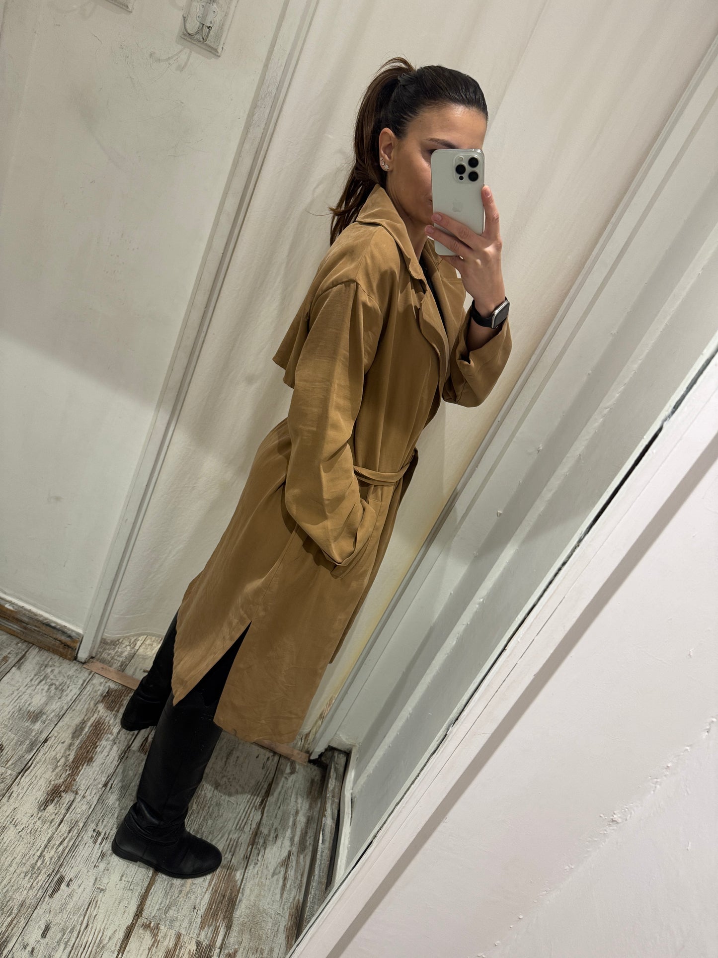 NEW COLLECTION - TRENCH GUARDAROBA CAMMELLO