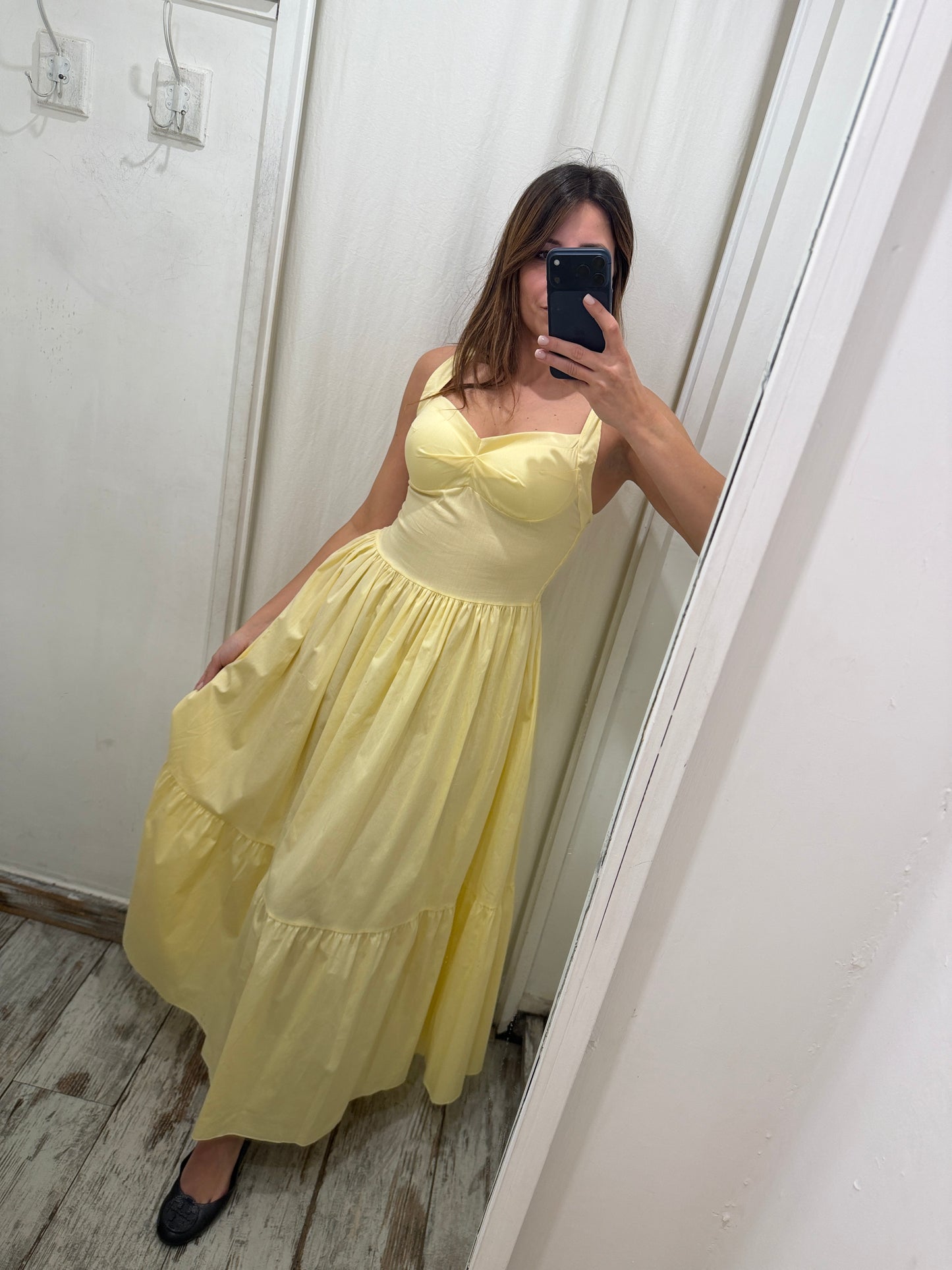 NEW COLLECTION - ABITO LONGUETTE GIALLO CHIARO