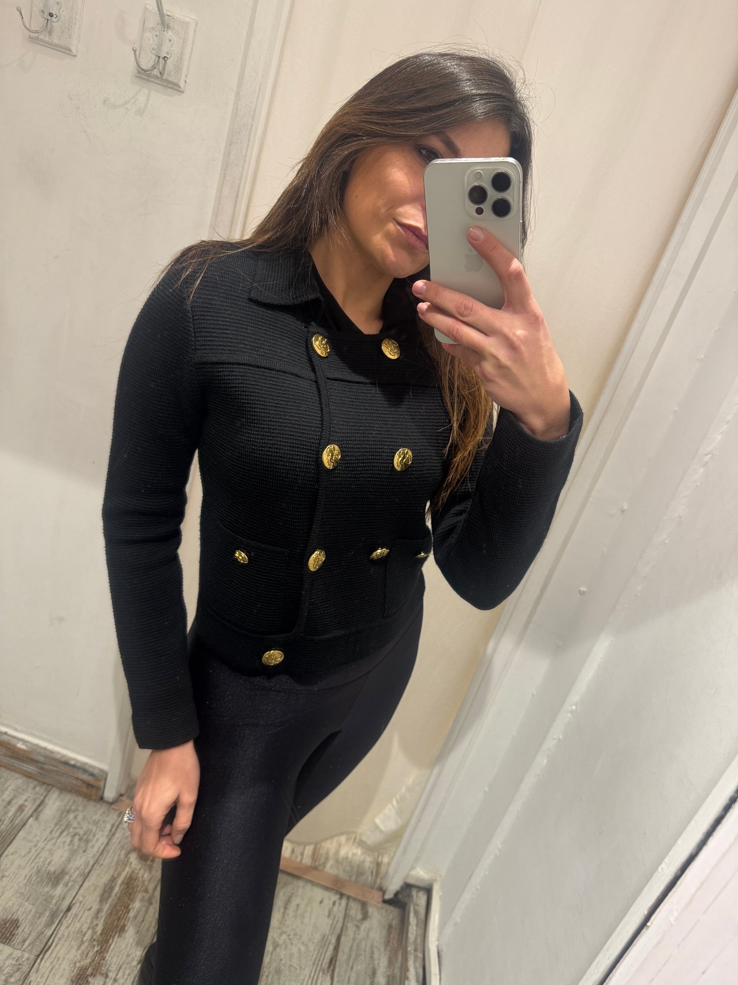 GONNA LUNGA NERO LUCIDA