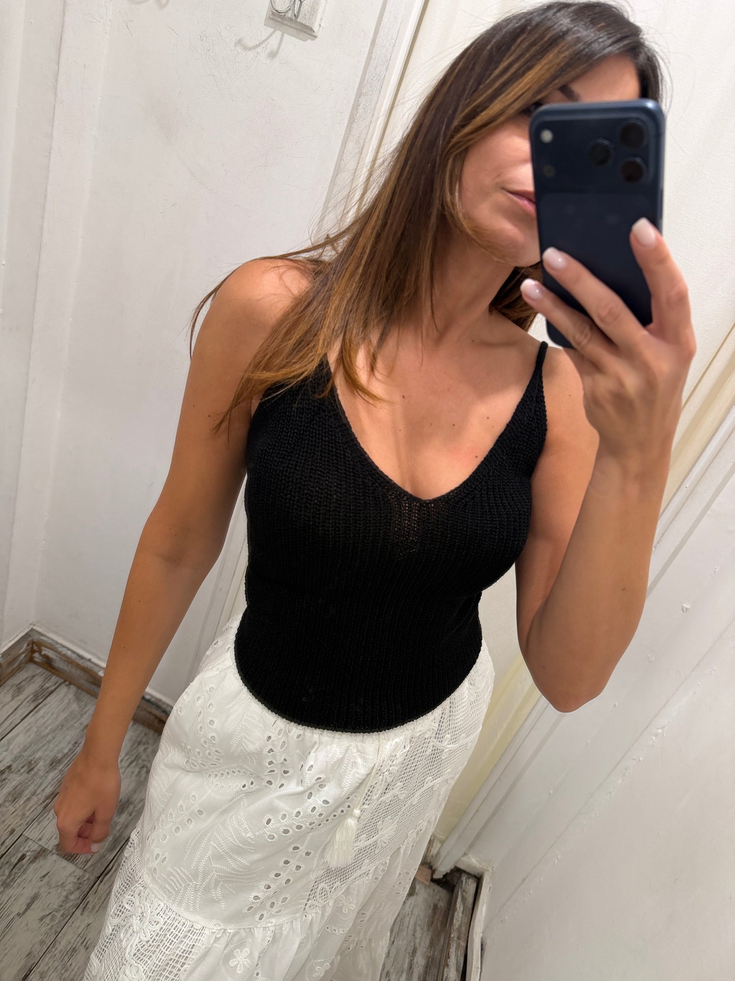 TOP CROP NERO