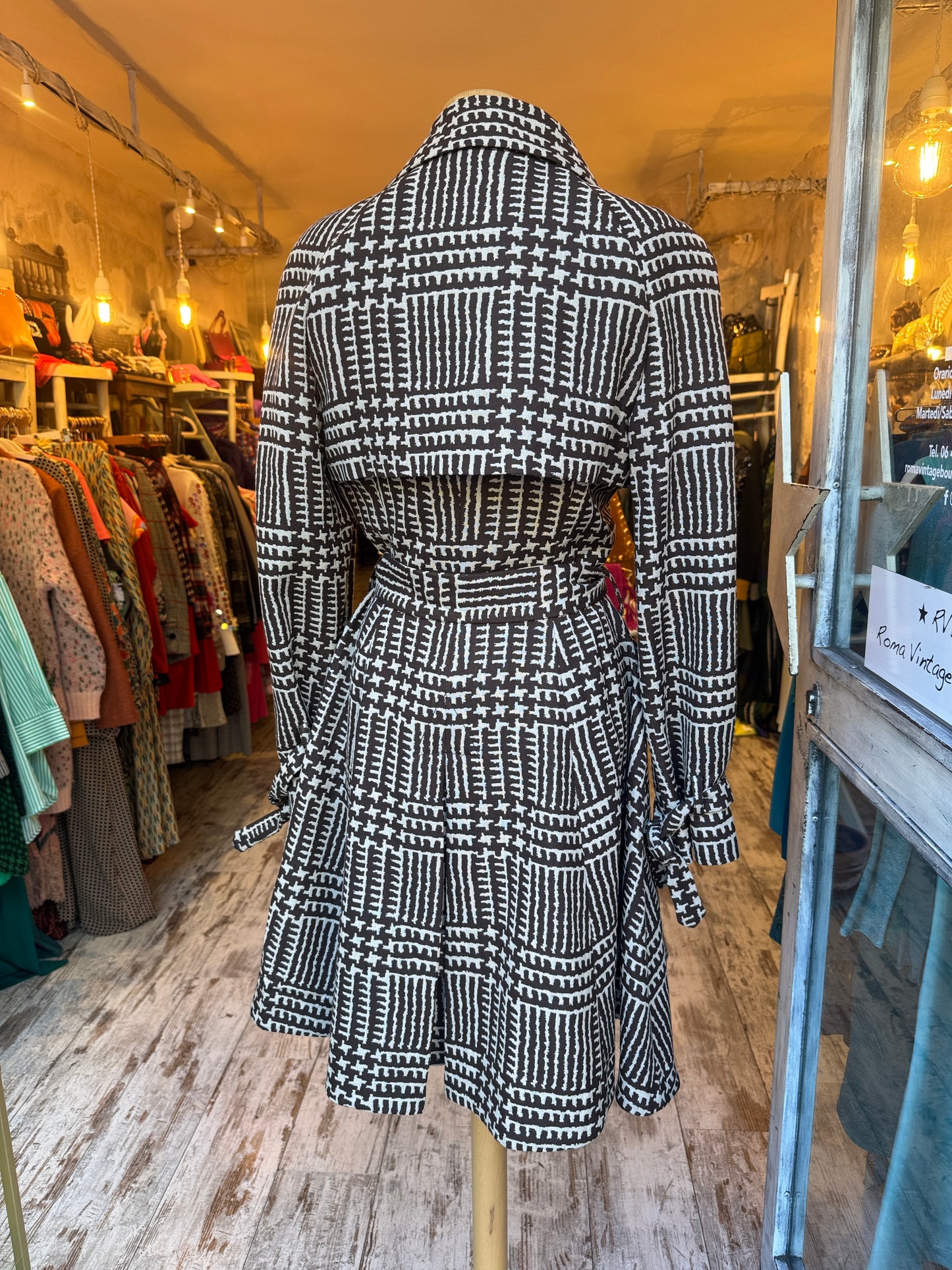 CAPPOTTO FERRAGAMO FANTASIA MARRONE