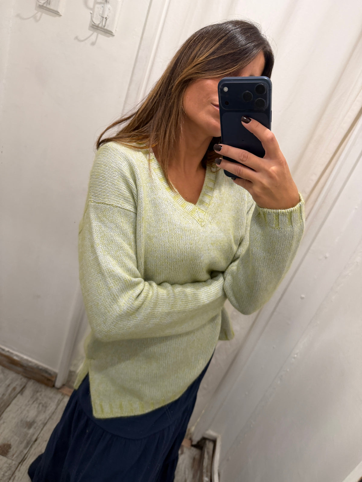 MAGLIONE GRANSASSO VERDE SALVIA