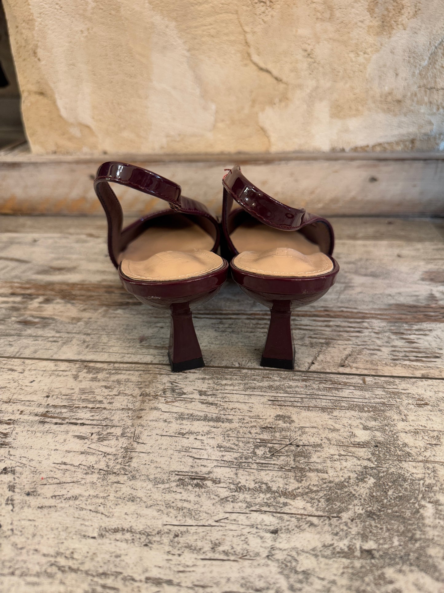 DECOLLETÈ SLINGBACK VERNICE BORDEAUX