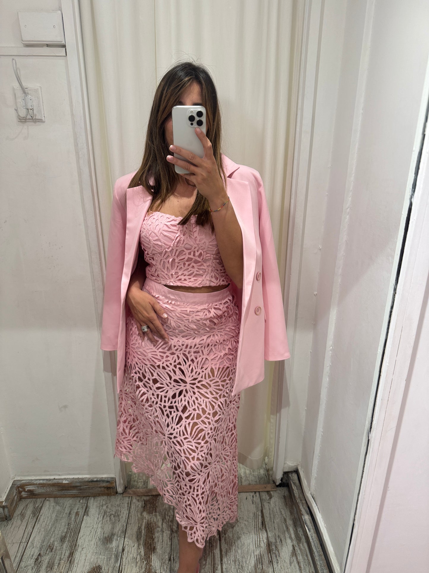 BLAZER LE ROBE ROSA OVER