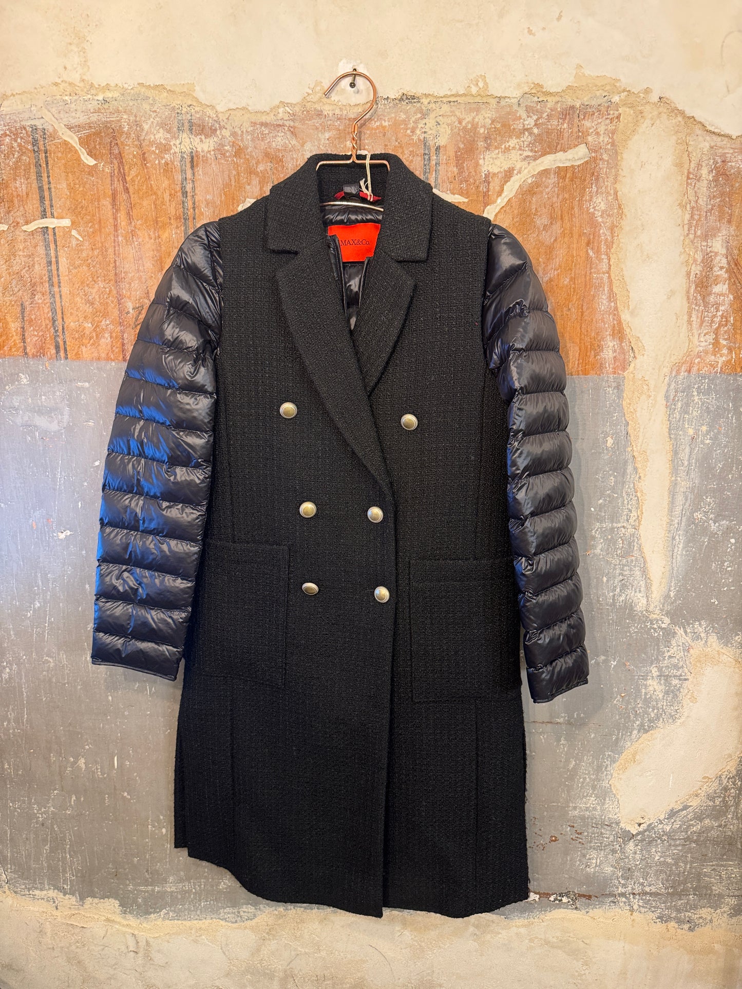 CAPPOTTO DOPPIO MAX&CO NERO