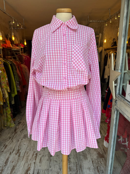 ABITO VICHY ROSA