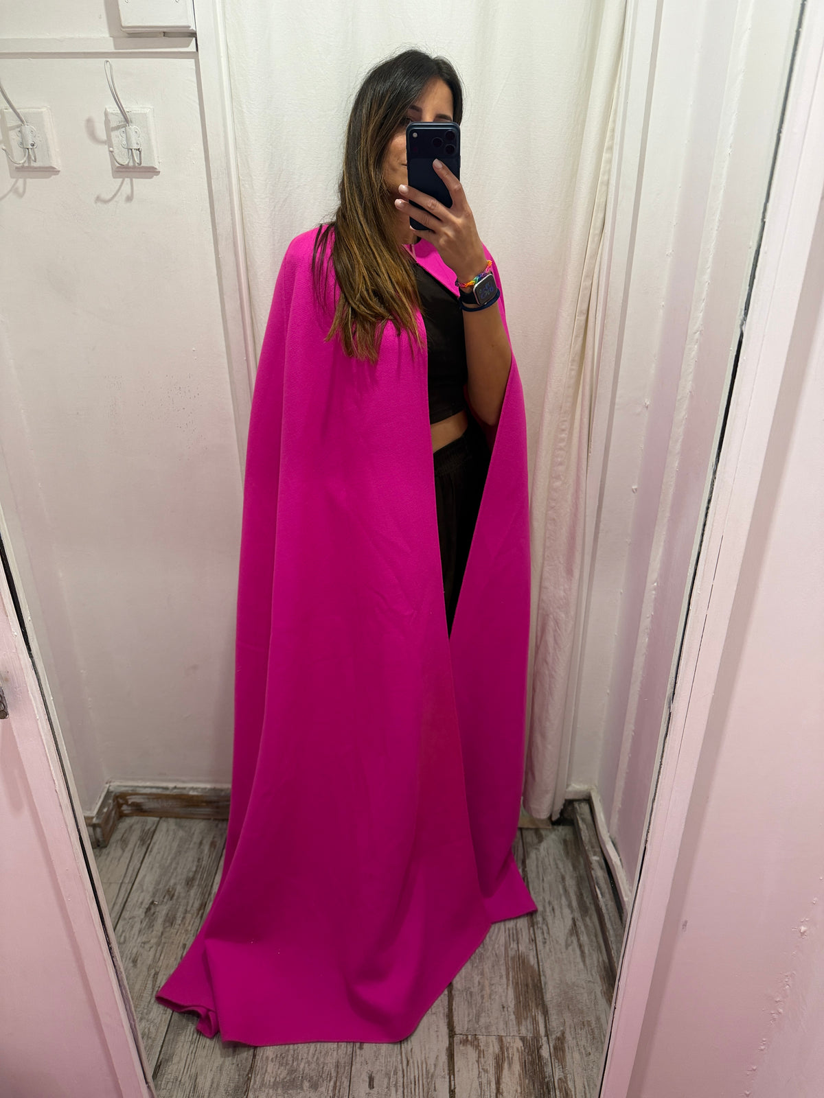 MANTELLA VALENTINO FUCSIA CON CODA