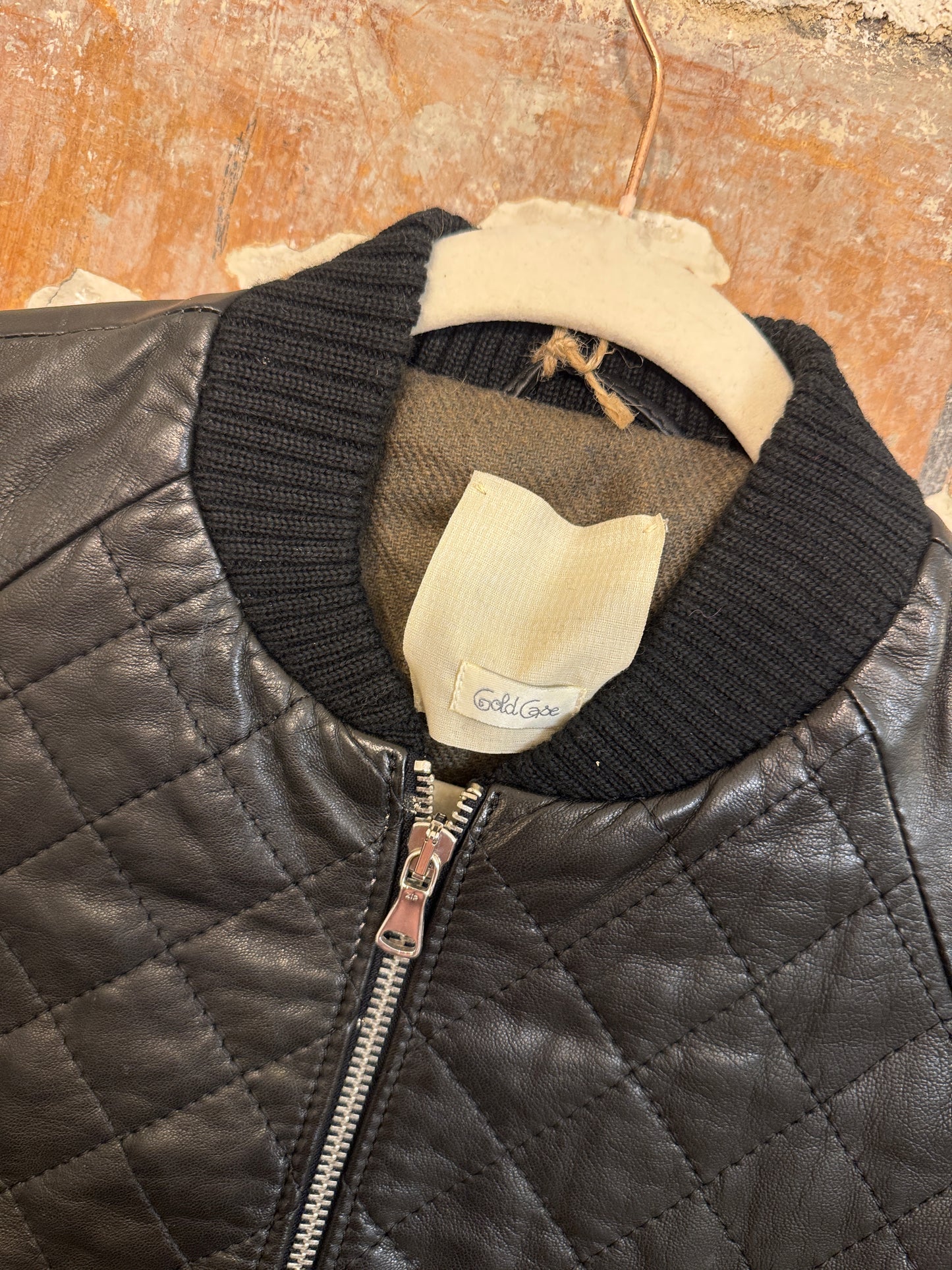 BOMBER GOLDCASE PELLE NERO