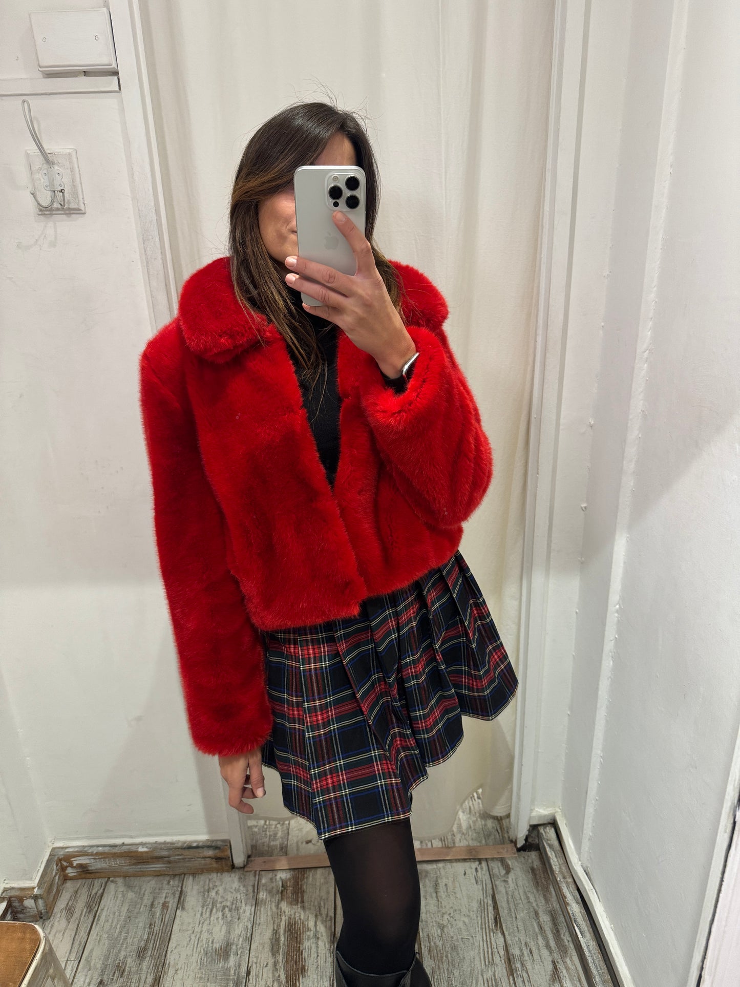 ECOPELLICCIA ZARA ROSSO