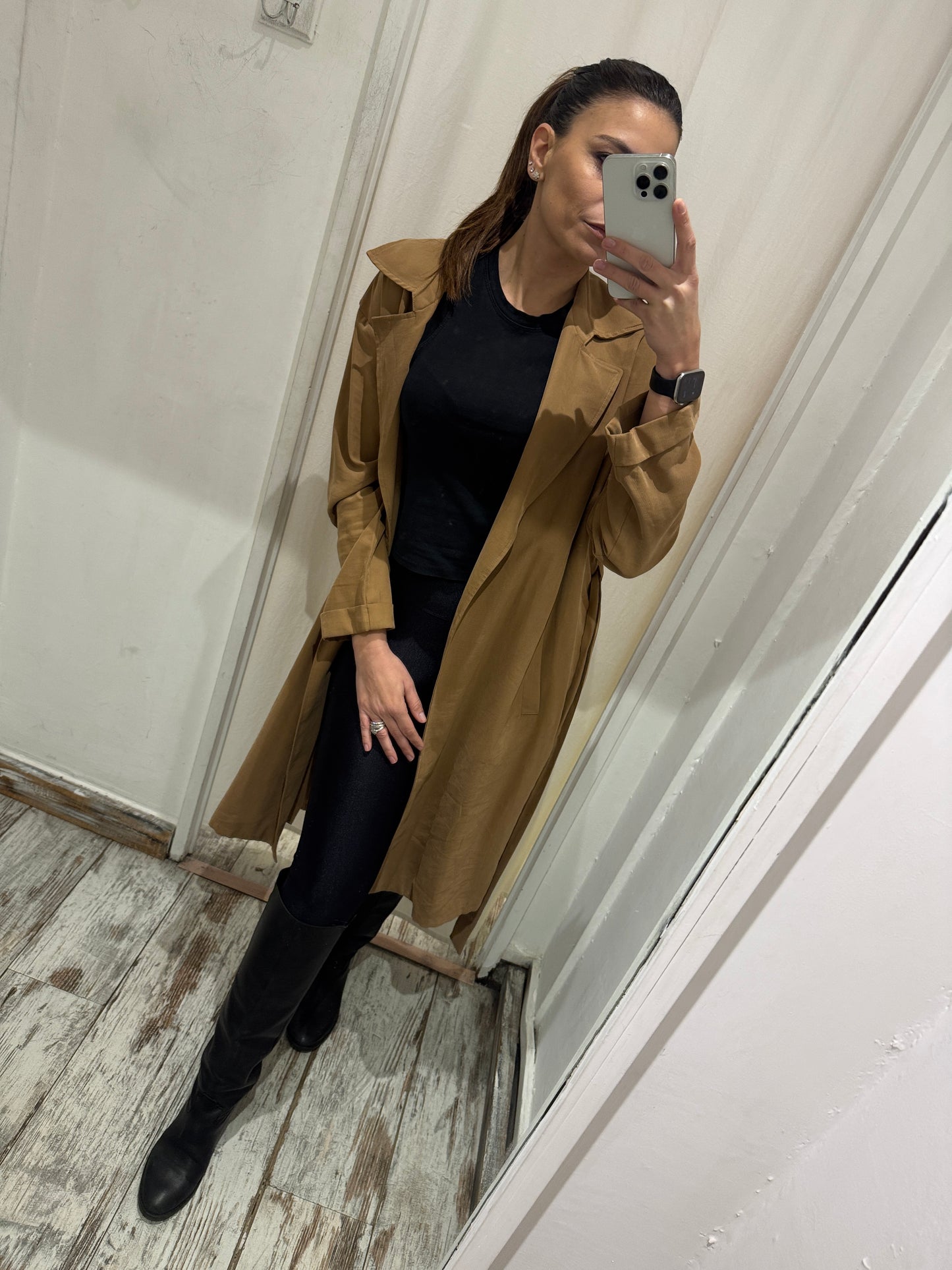 NEW COLLECTION - TRENCH GUARDAROBA CAMMELLO