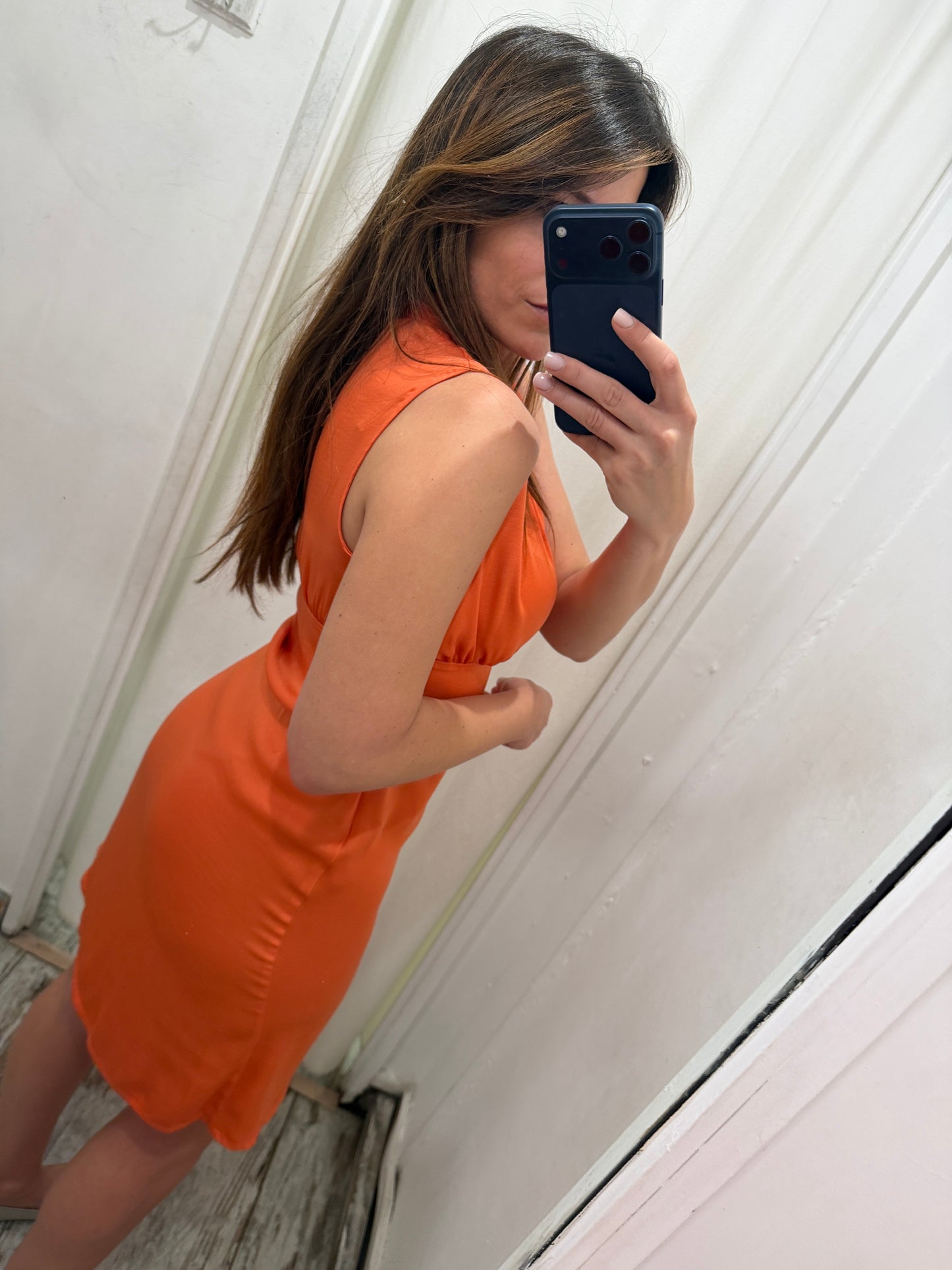 NEW COLLECTION - ABITO ST.MARTINS ARANCIO SATIN